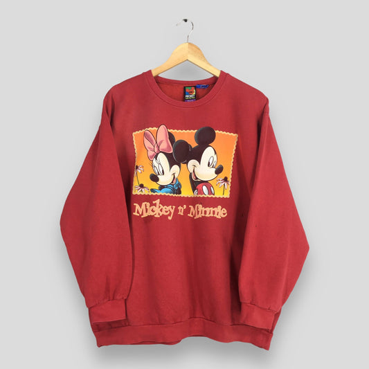 Mickey And Minnie Mouse Printed Sweatshirt XLarge