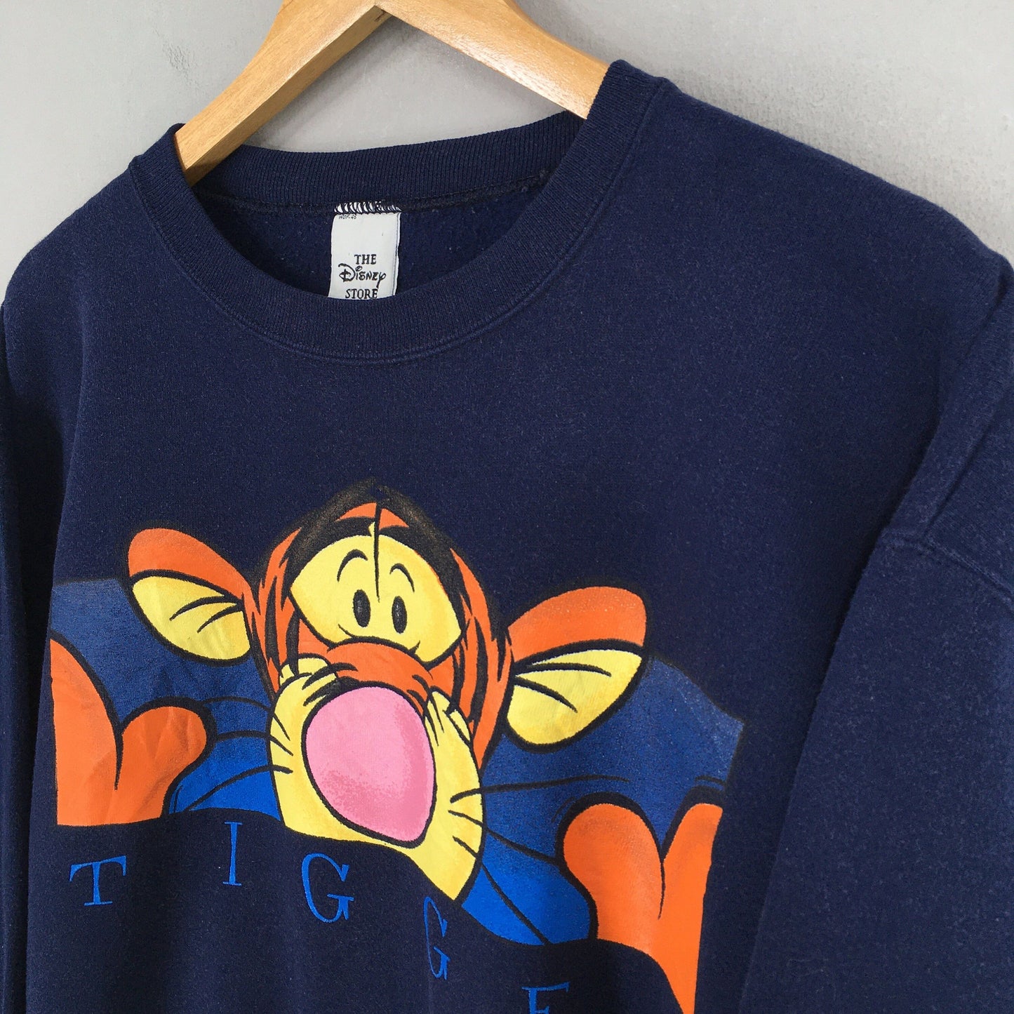 Tigger Disney Blue Sweatshirt Medium