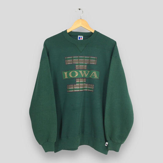 Iowa State Spell Out Printed Sweatshirt XLarge