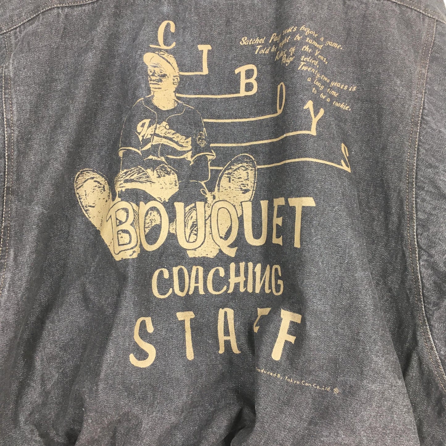 1990's Members Only Bomber Denim Jacket XLarge