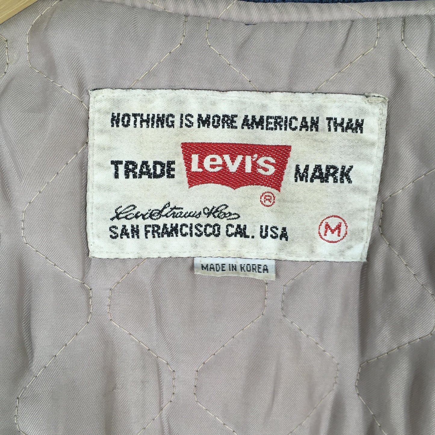Levi's Strauss Varsity Button Jacket Medium