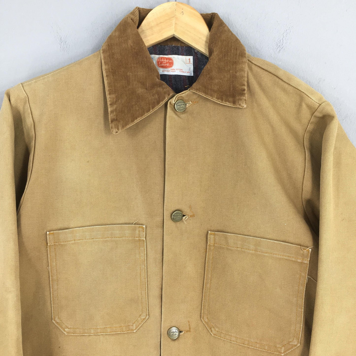 Adolphe Lafont Chore Workwear Denim Jacket Small