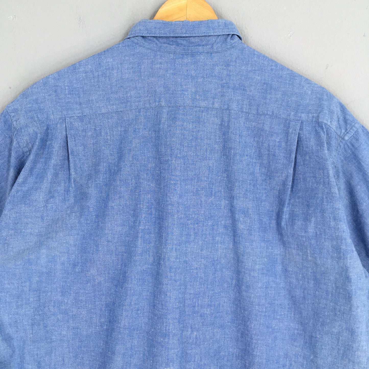 Ys For Men Yohji Yamamoto Blue Shirt XLarge