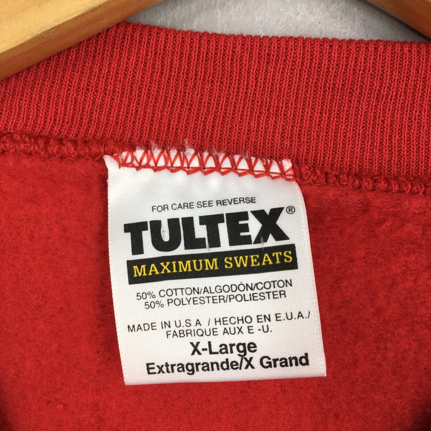 Tultex Plain Chilli Red Sweatshirt XLarge