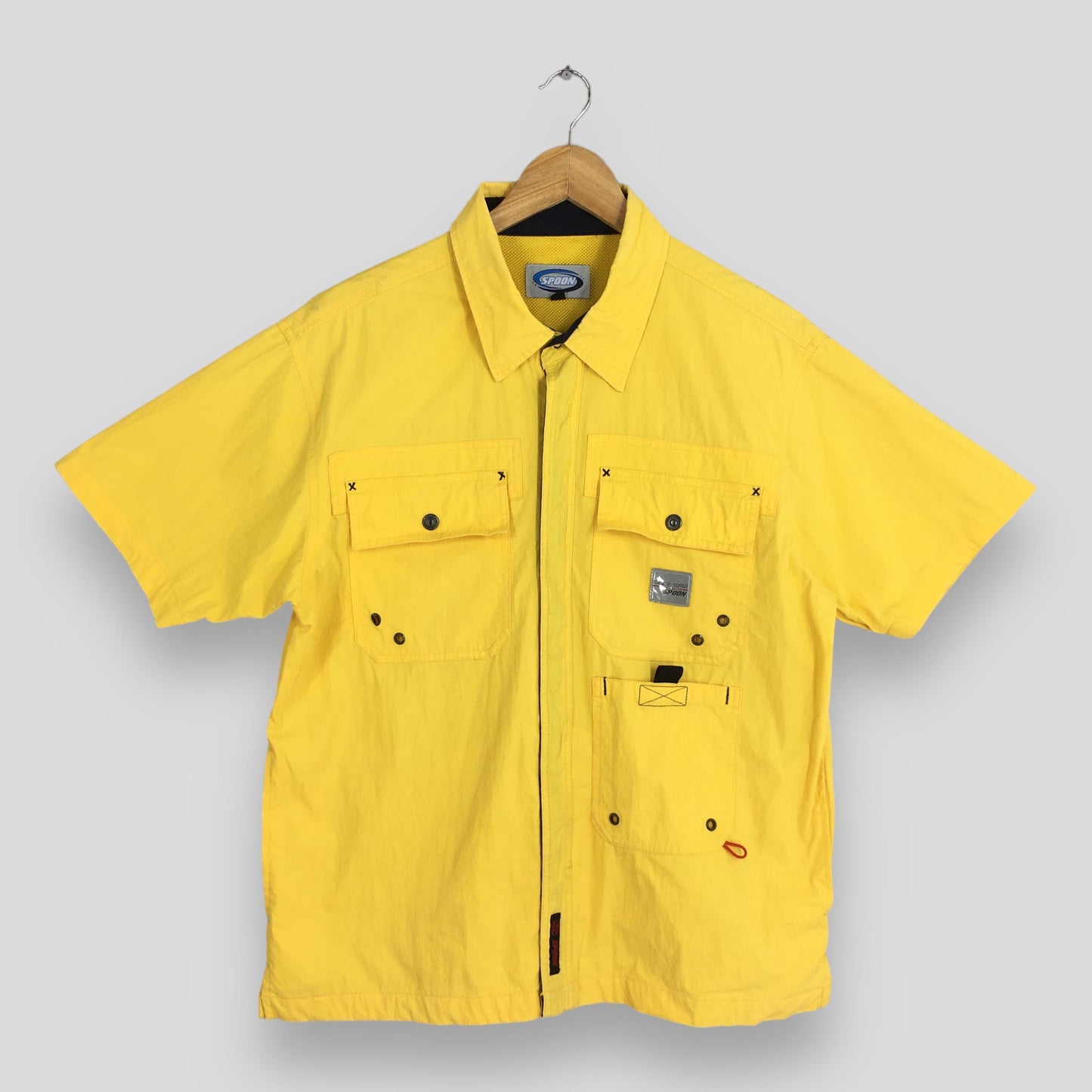 Spoon Honda Racing Team Yellow Shirt Medium