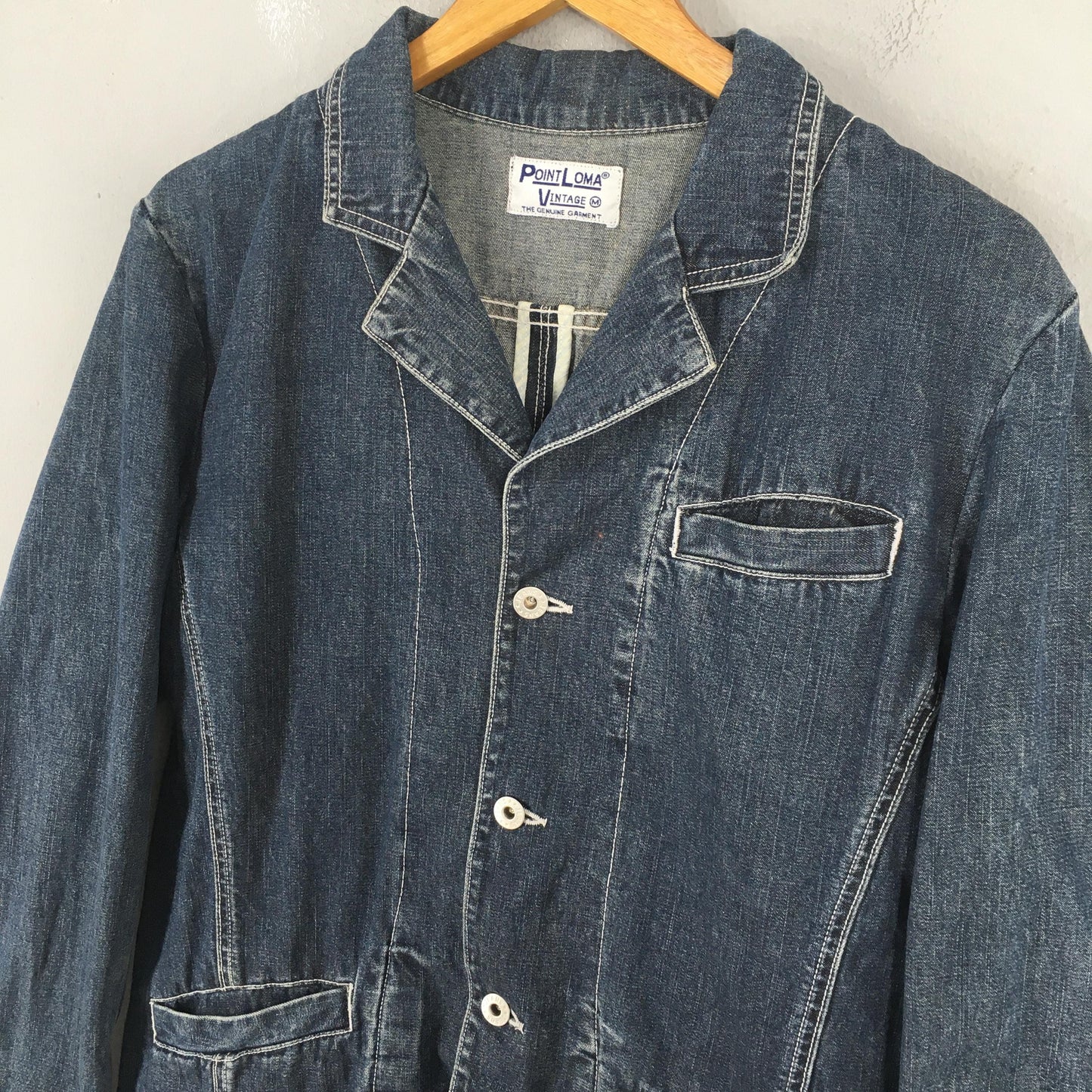 1980s Work Wear Jeans Chore Labour Jacket Medium