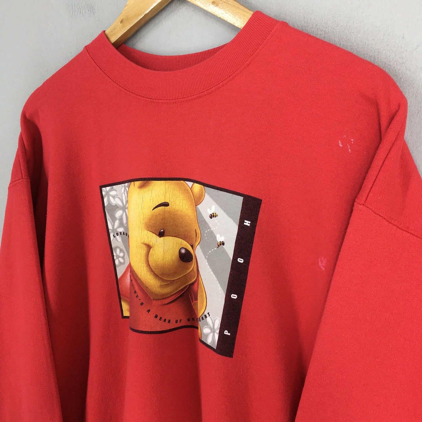 Winnie The Pooh Red Sweatshirt Large