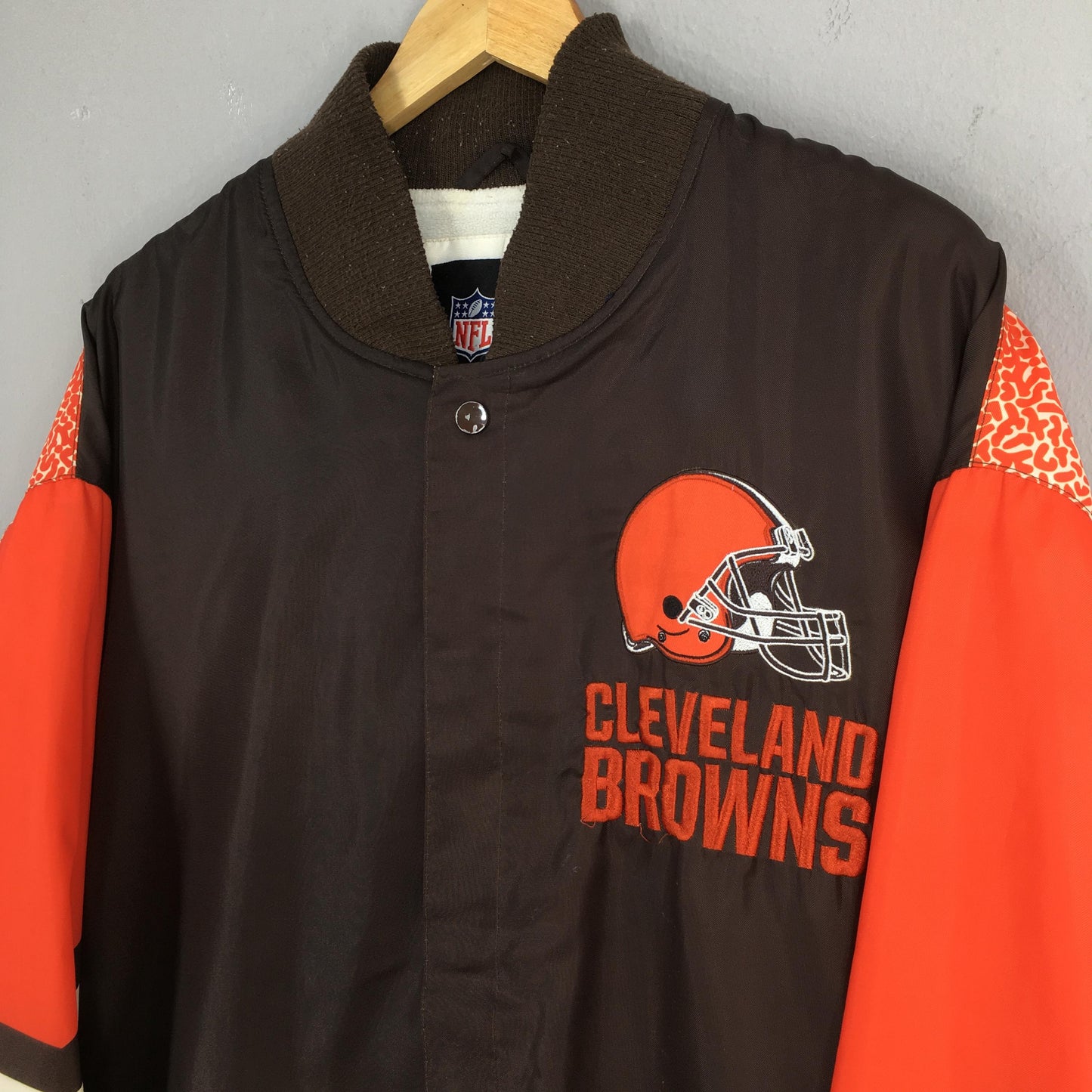 Cleveland Browns Rugby NFL Bomber Jacket 4XLarge