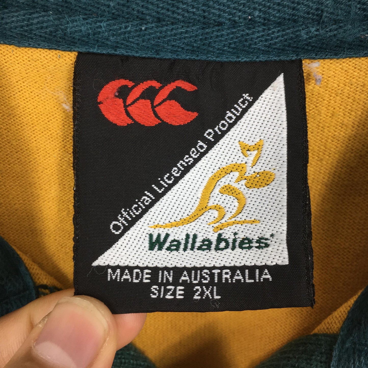 Canterbury Australian Wallabies Rugby Polo Shirt 2XLarge