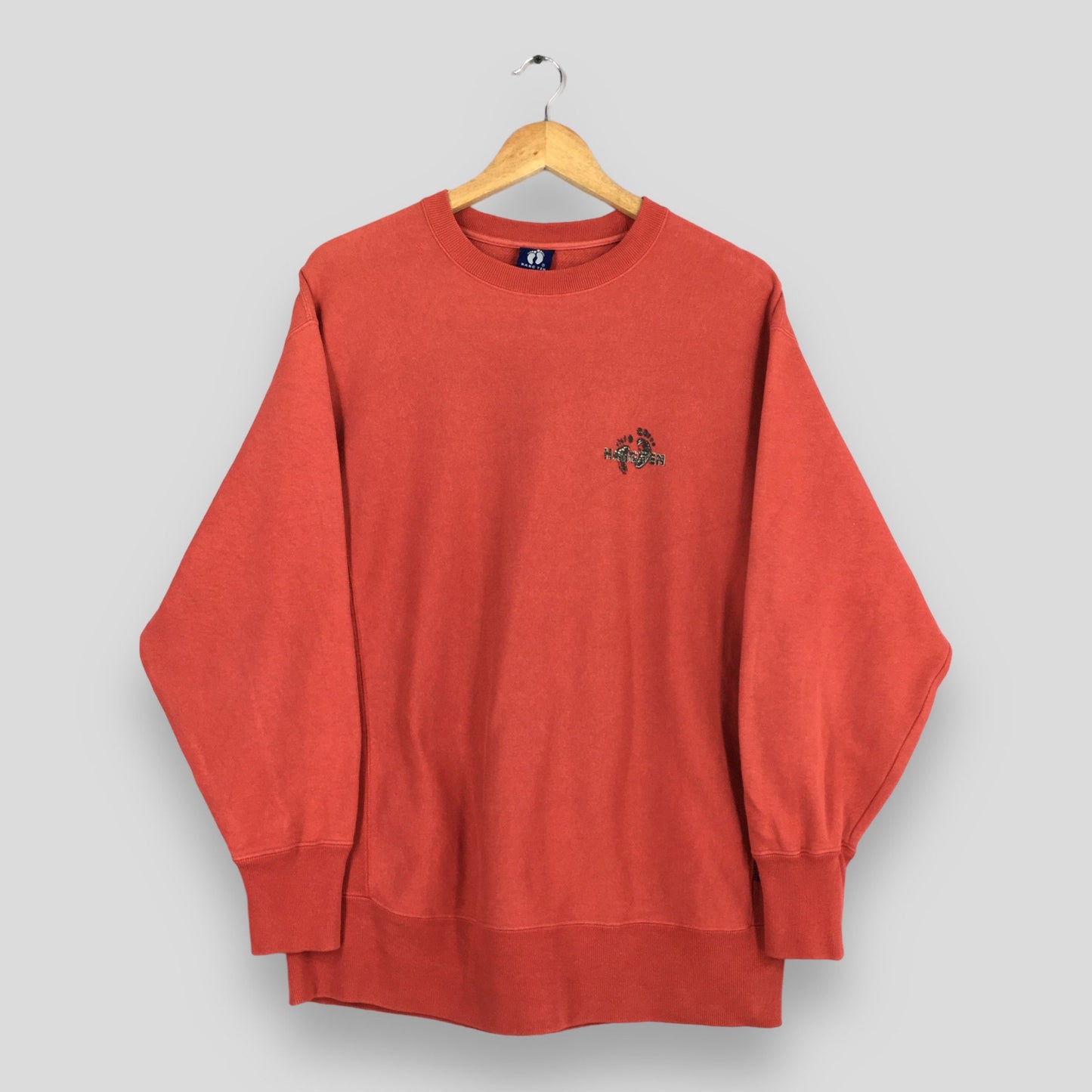 Hang Ten Red Surfing Sweatshirt Large