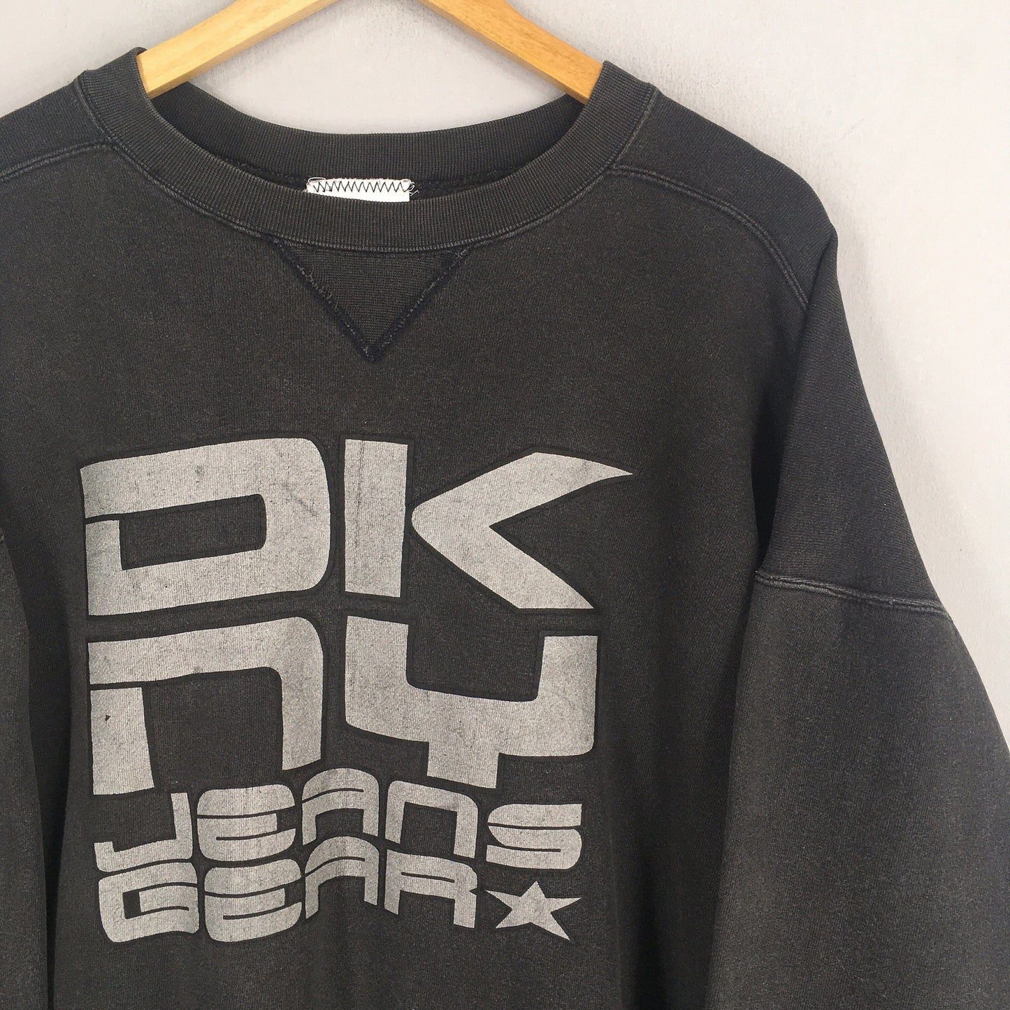 Dkny Jeans Black Sweatshirt XLarge