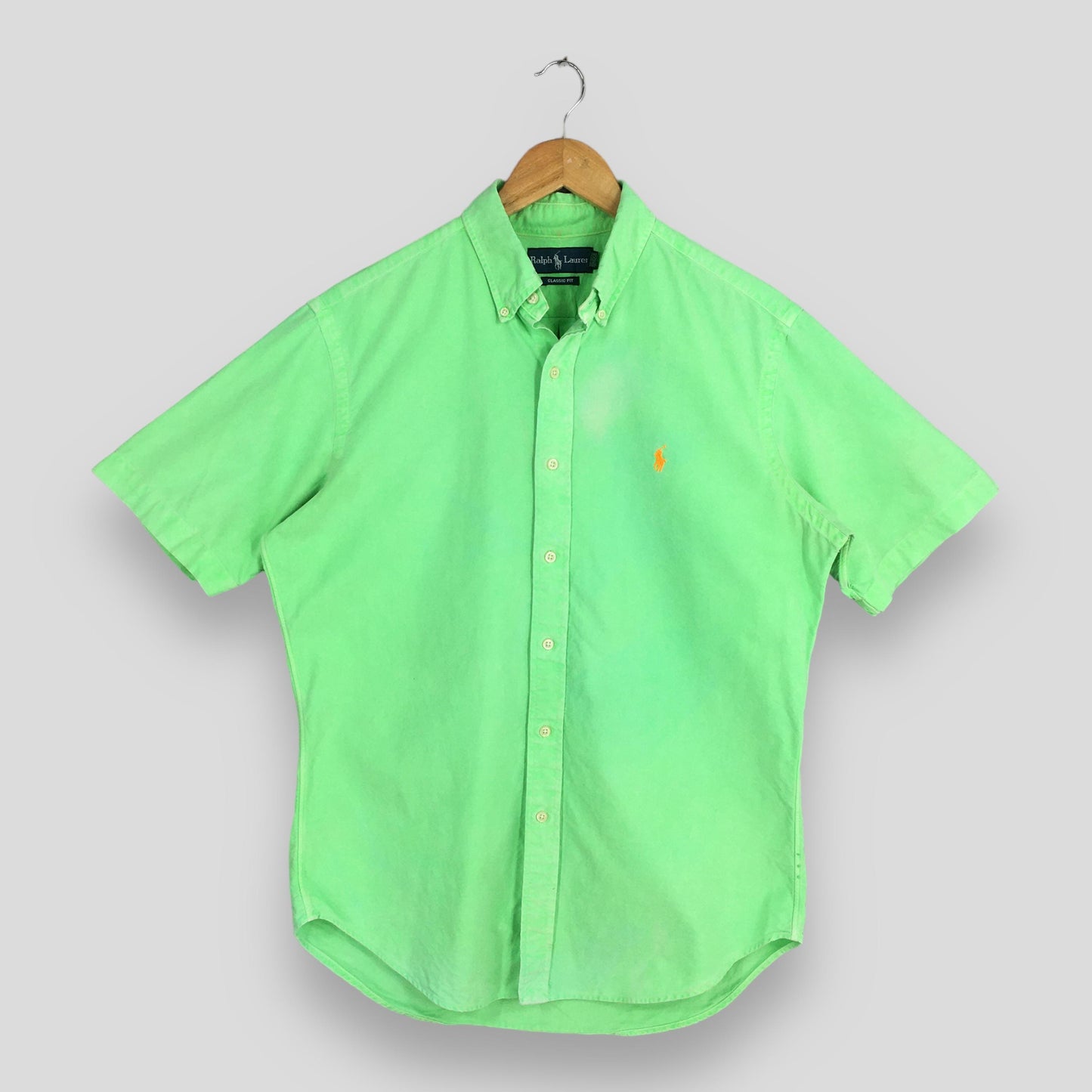 Polo Ralph Lauren Neon Green Shirt Medium