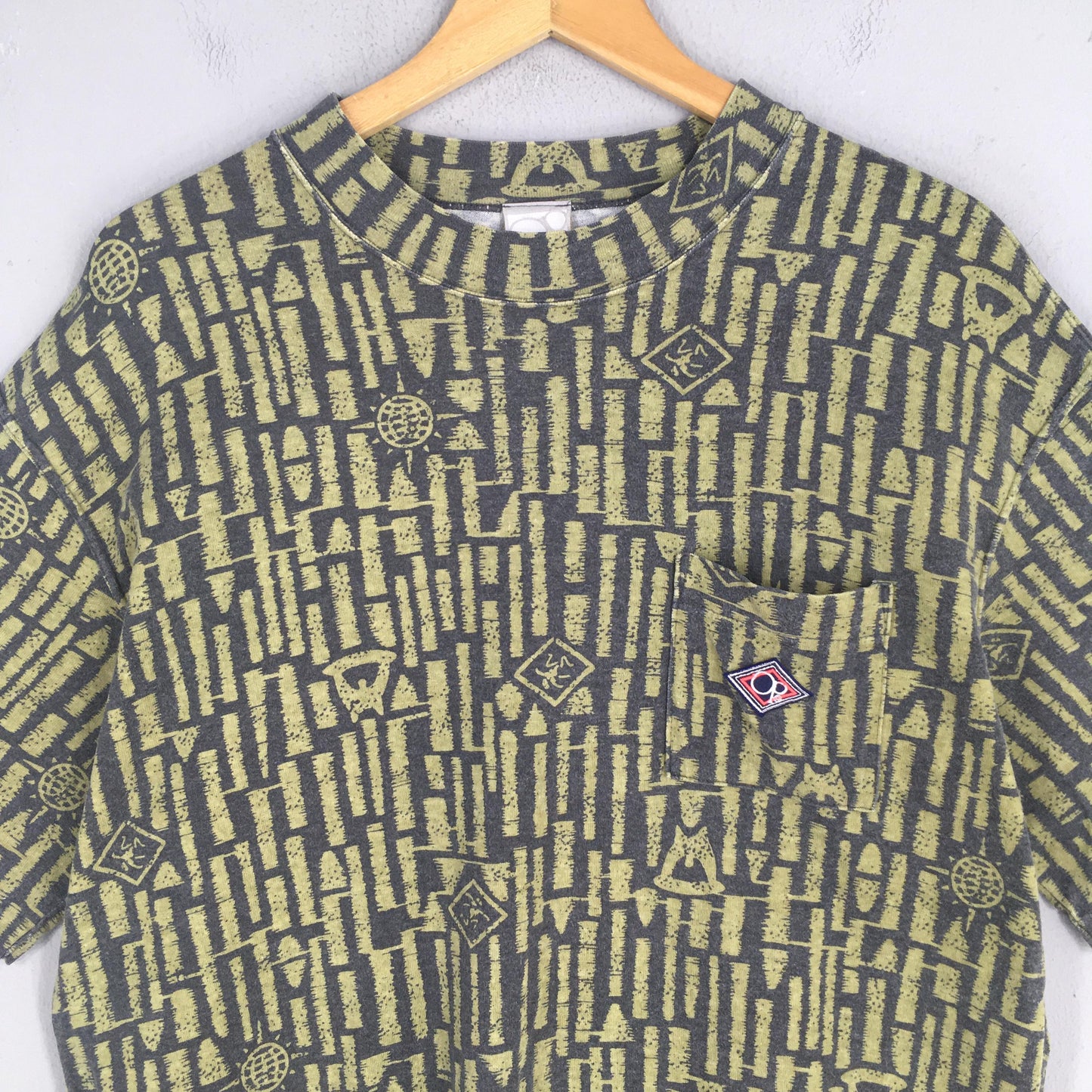 Ocean Pacific Surfer Abstract T shirt Large