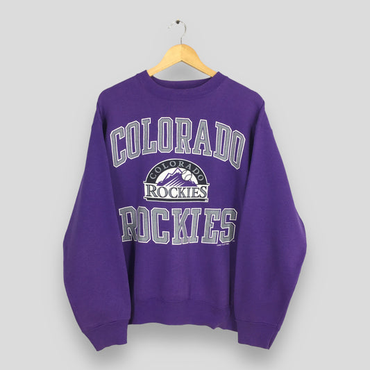 Colorado Rockies Baseball MLB Sweatshirt Large