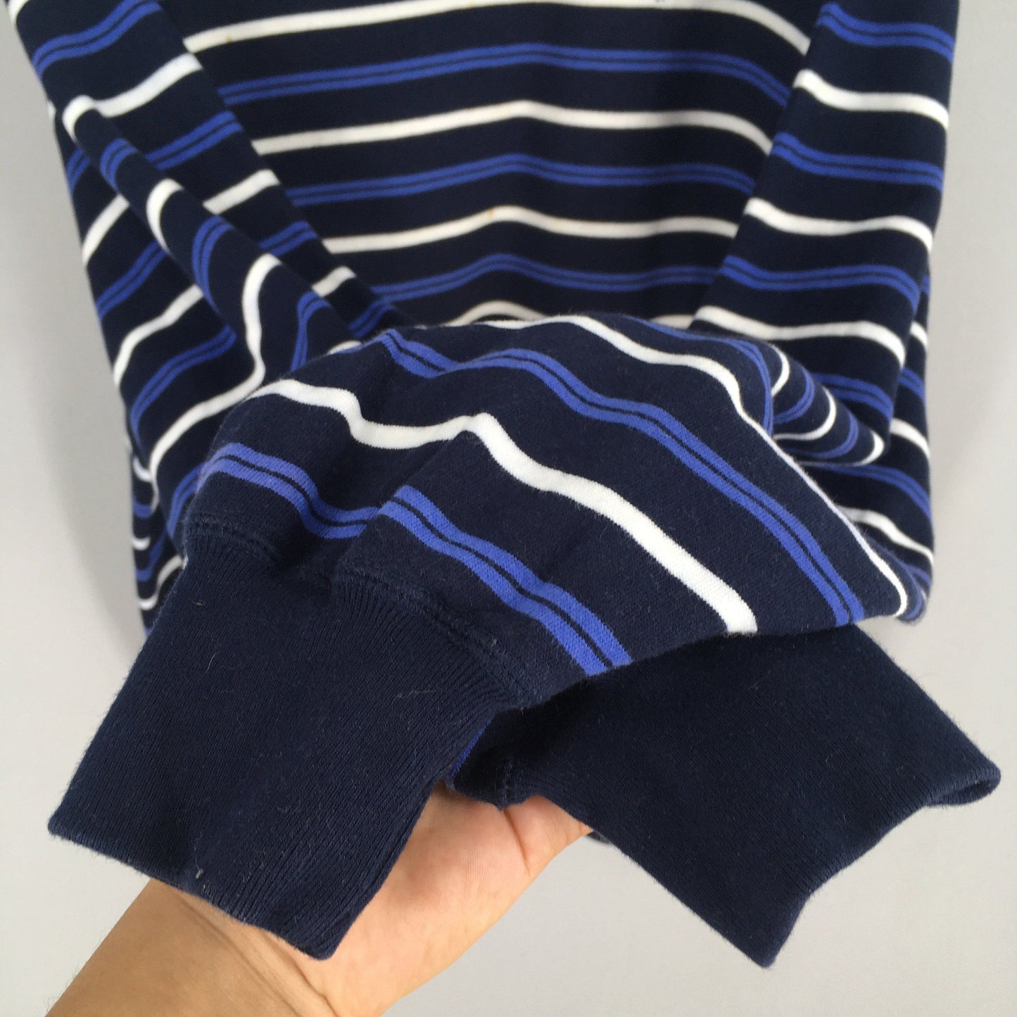 Polo Ralph Lauren Stripes Blue Sweater Medium