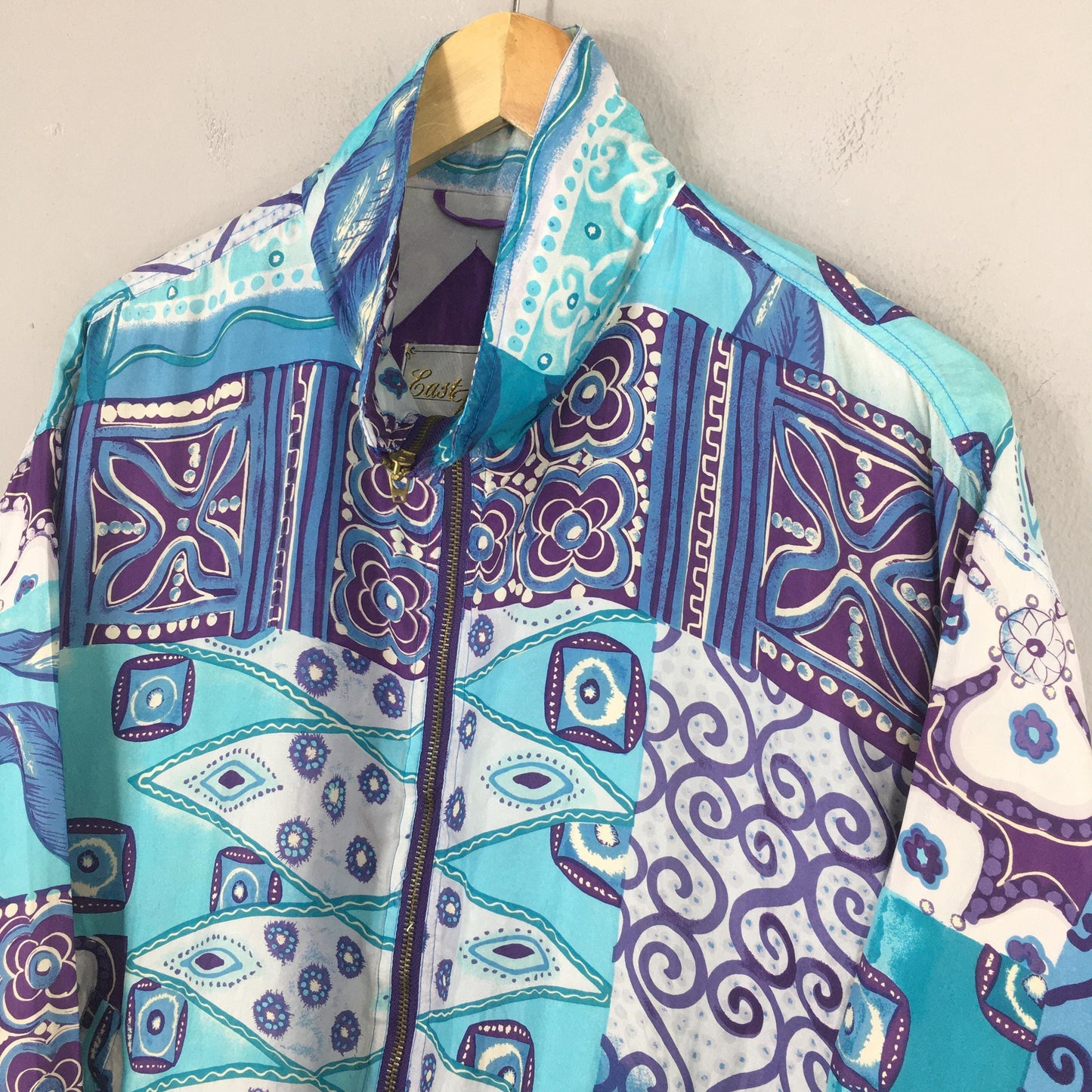 90's Royalty Baroque Silk Jacket Small