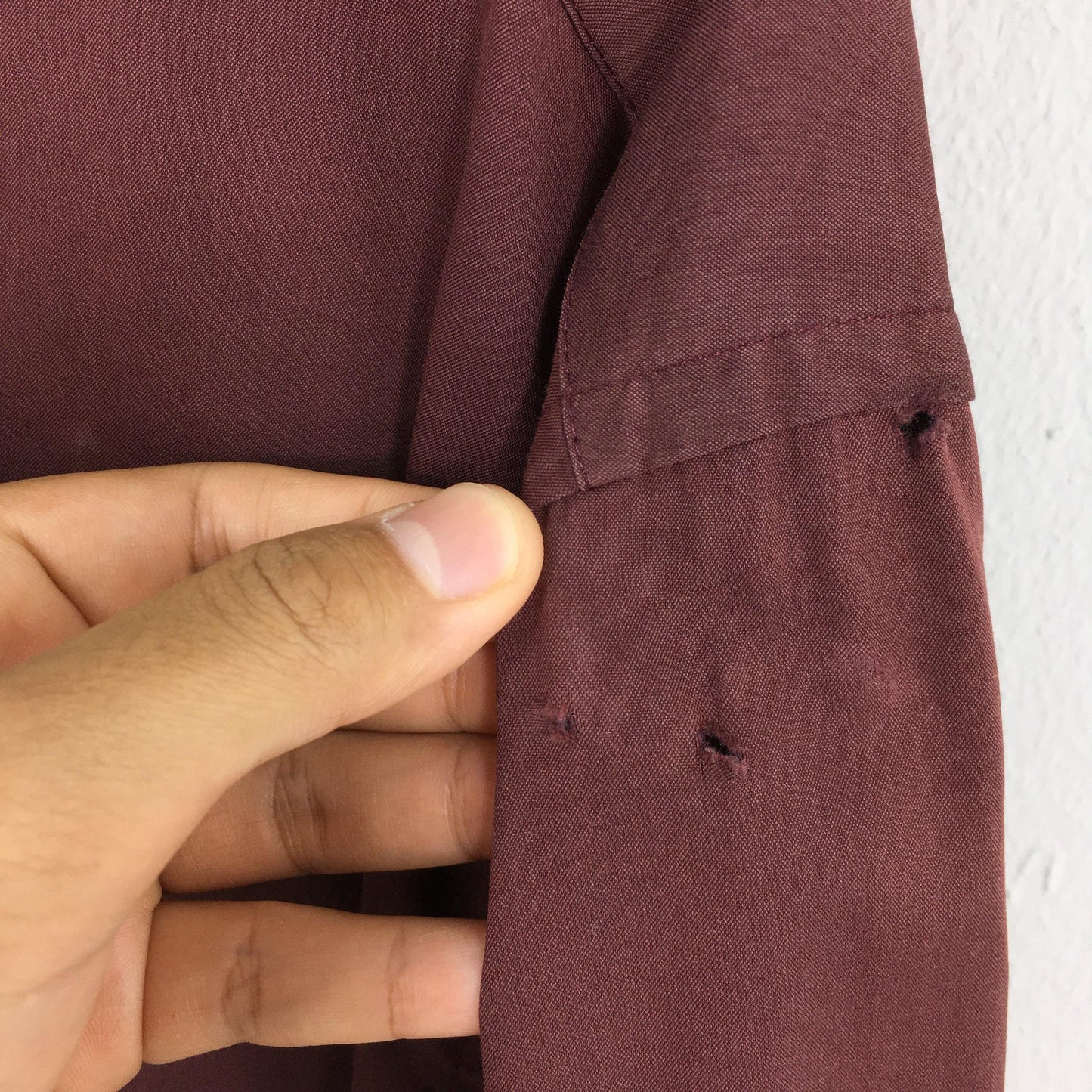 Prada Milano Plain Red Shirt XLarge