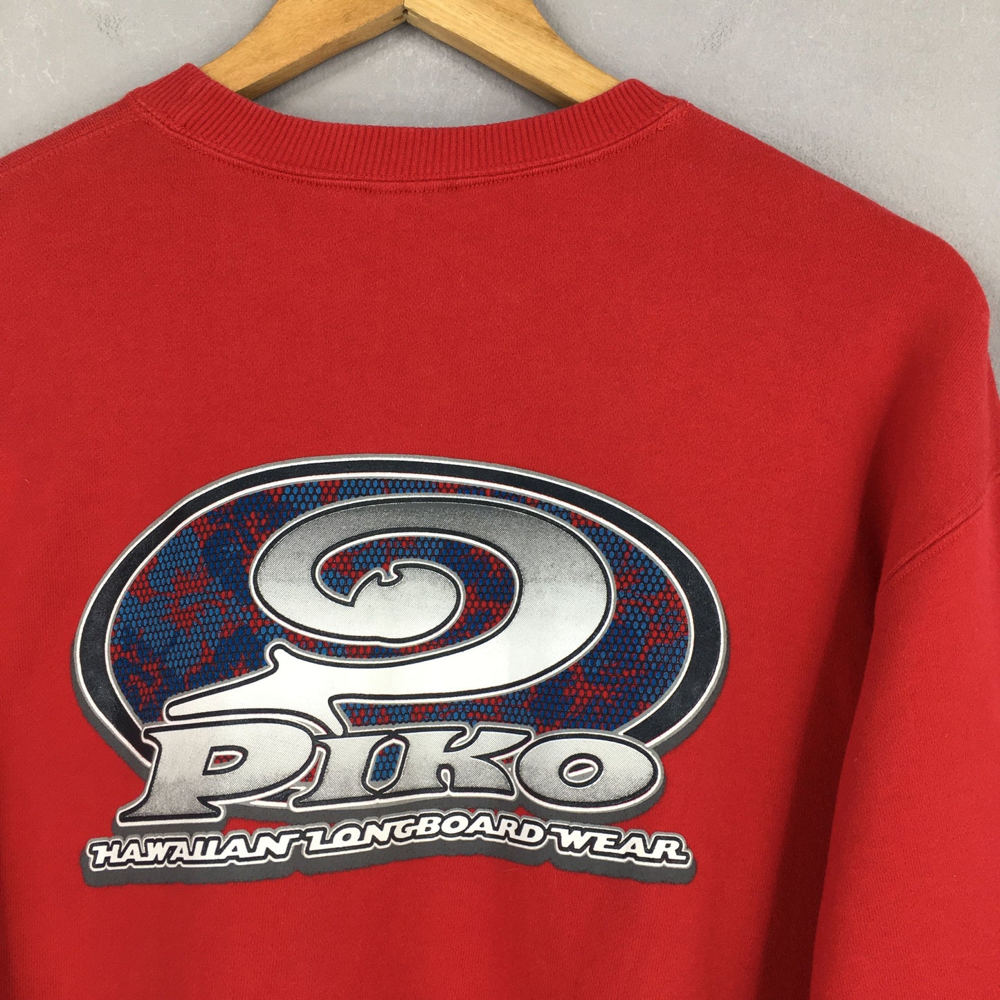 Piko Surf Red Sweatshirt Medium