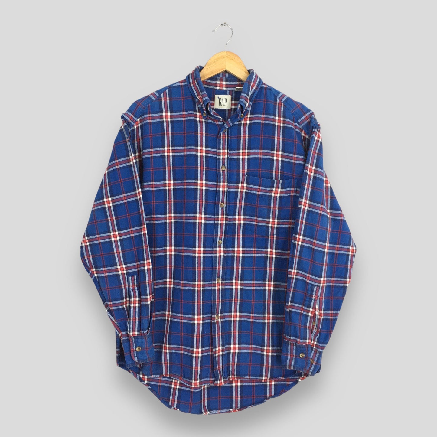 Gap Plaid Checkered Flannel Shirt Small