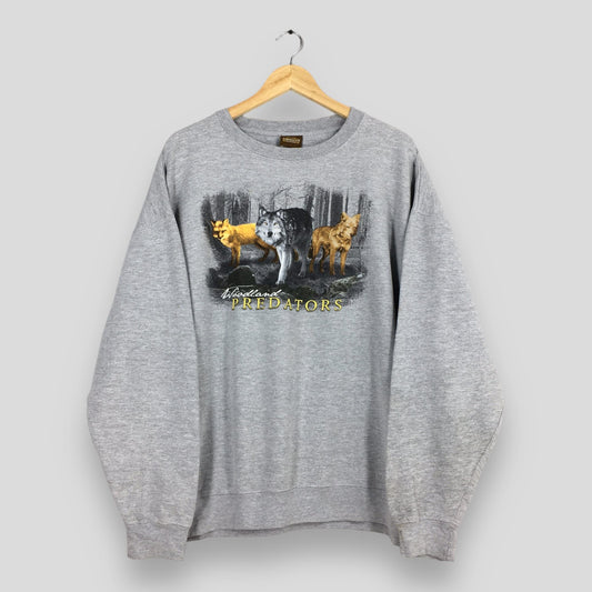 Woodland Predators Animal Sweatshirt 2XLarge