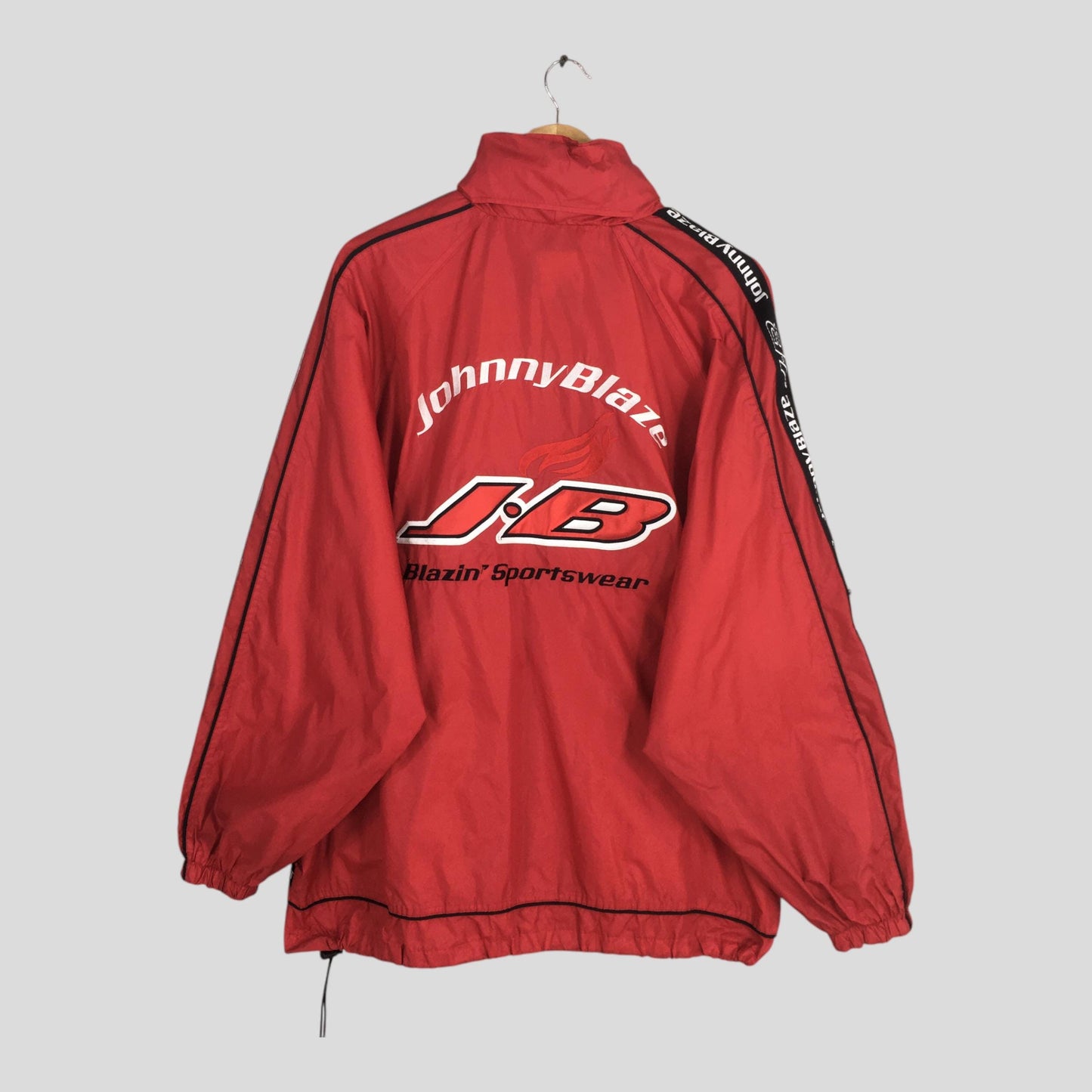 Johnny Blaze Windbreaker Hoodie Large