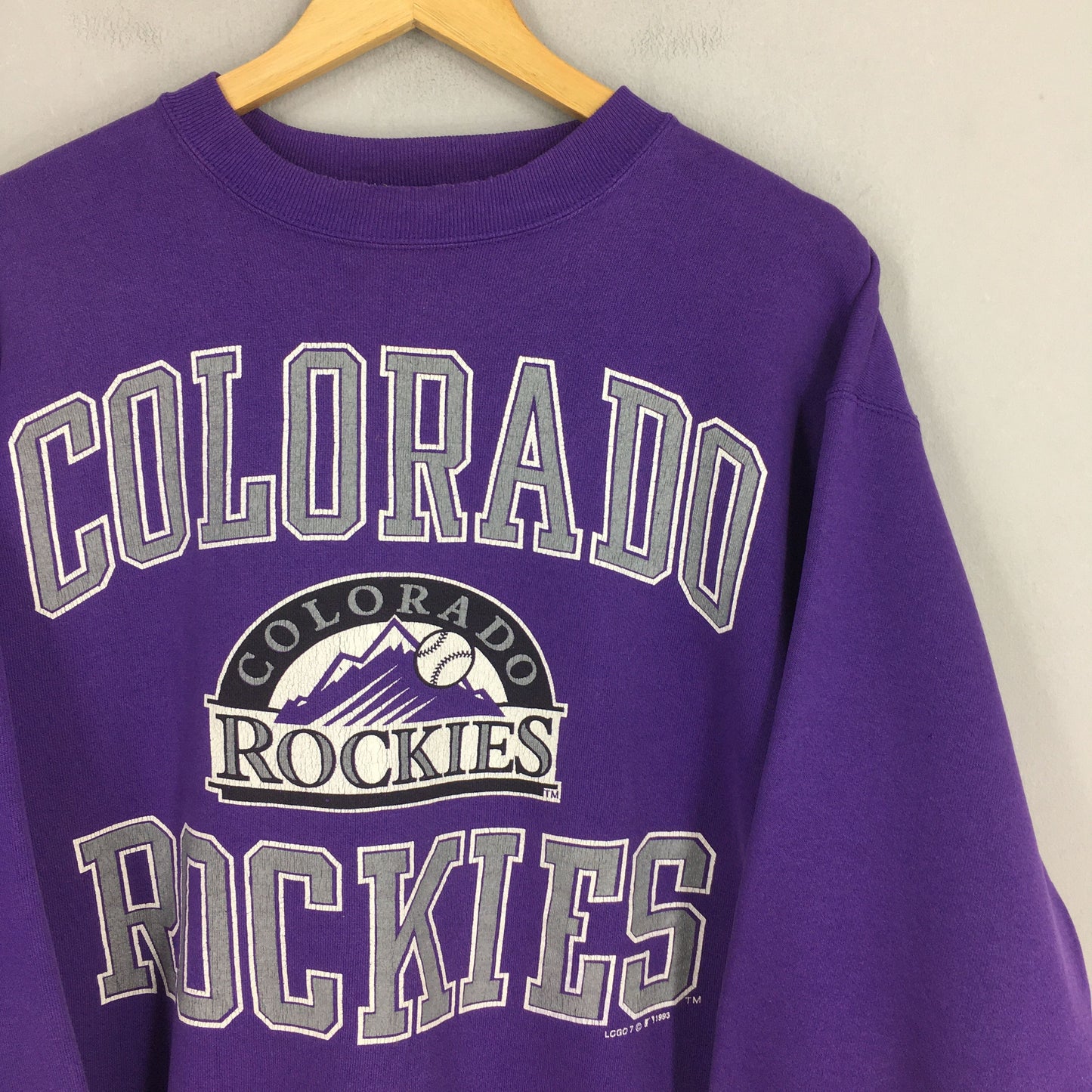 Colorado Rockies Baseball MLB Sweatshirt Large