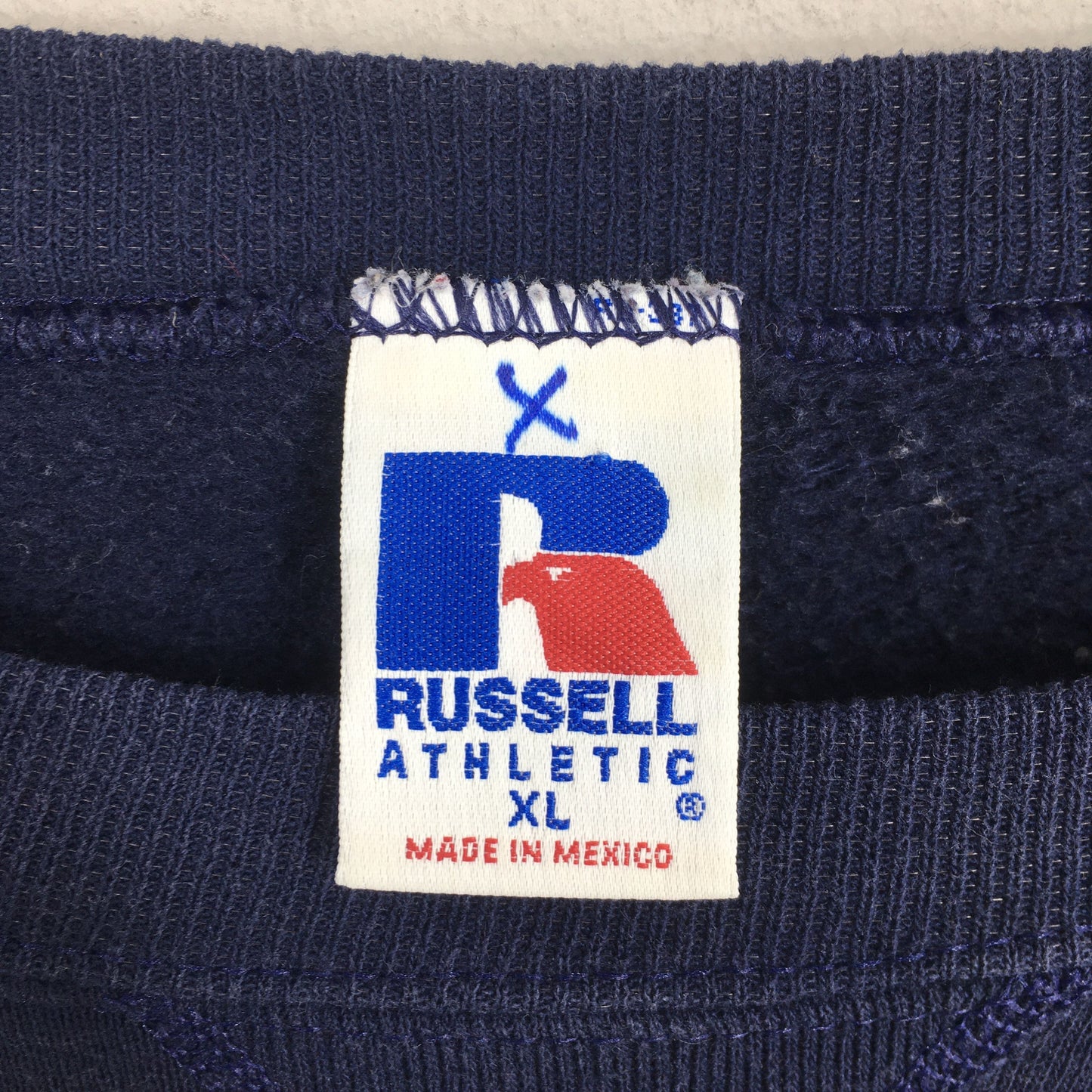 Russell Athletic Blue Plain Sweatshirt XLarge