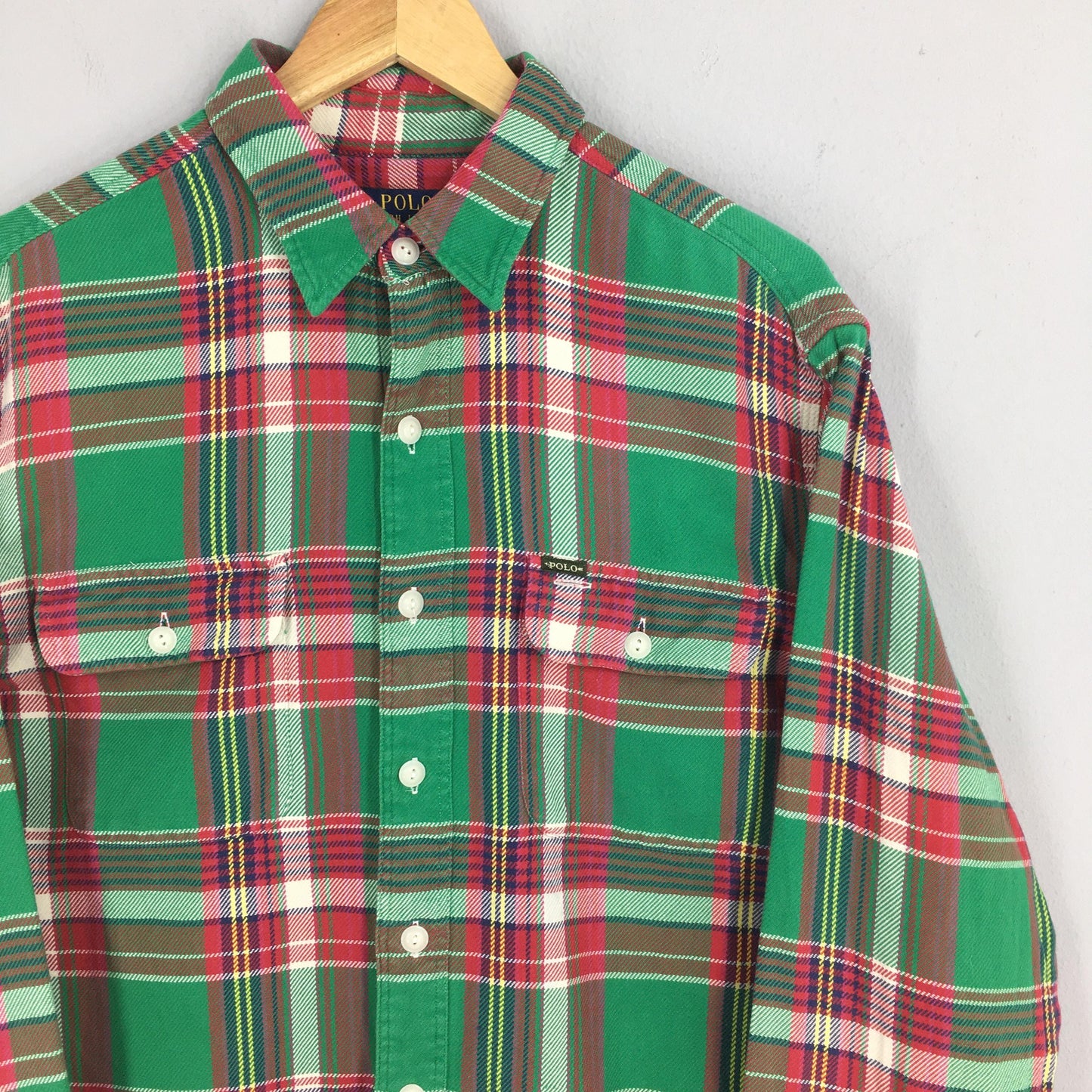 Polo Ralph Lauren Checkered Multicolor Shirt Large