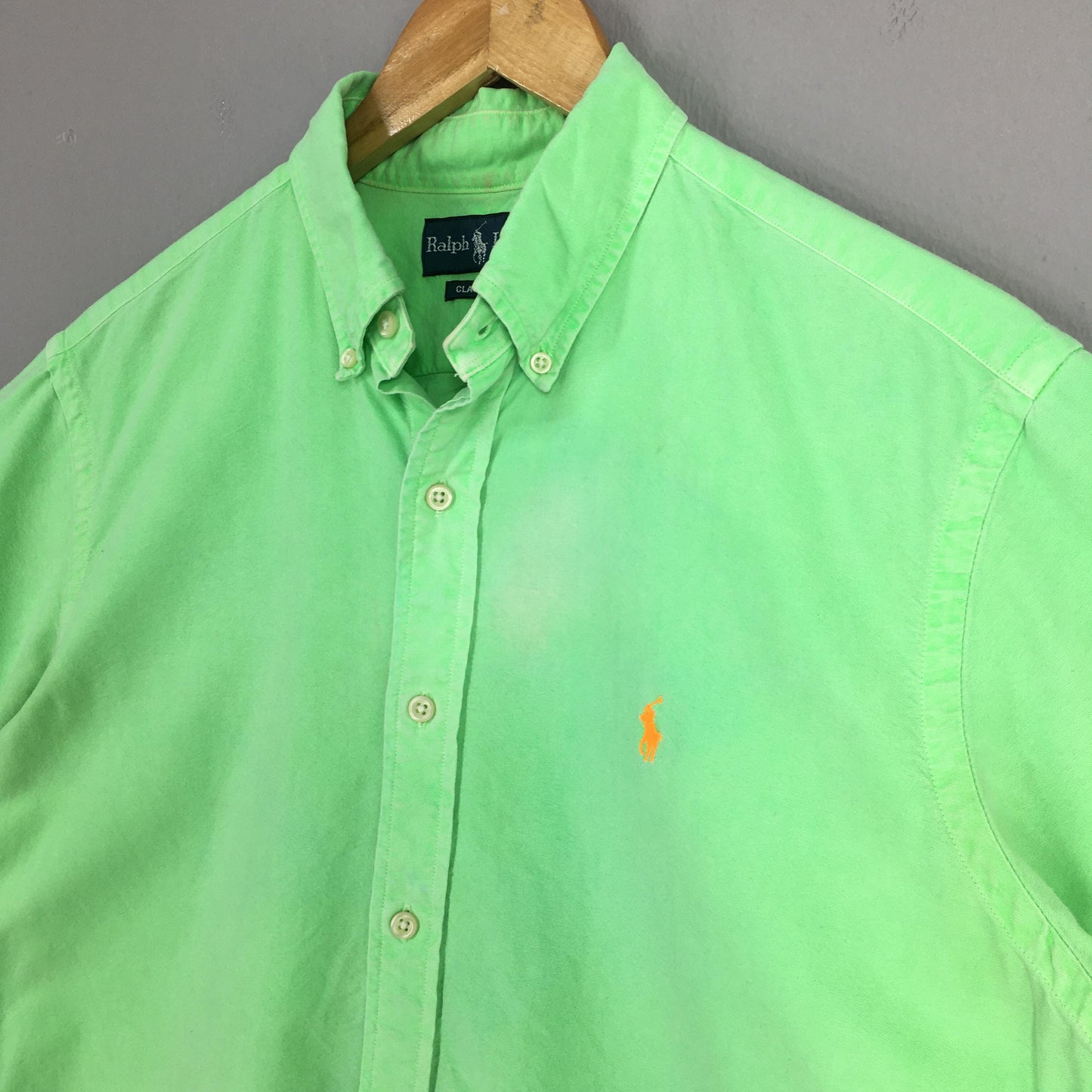 Polo Ralph Lauren Neon Green Shirt Medium