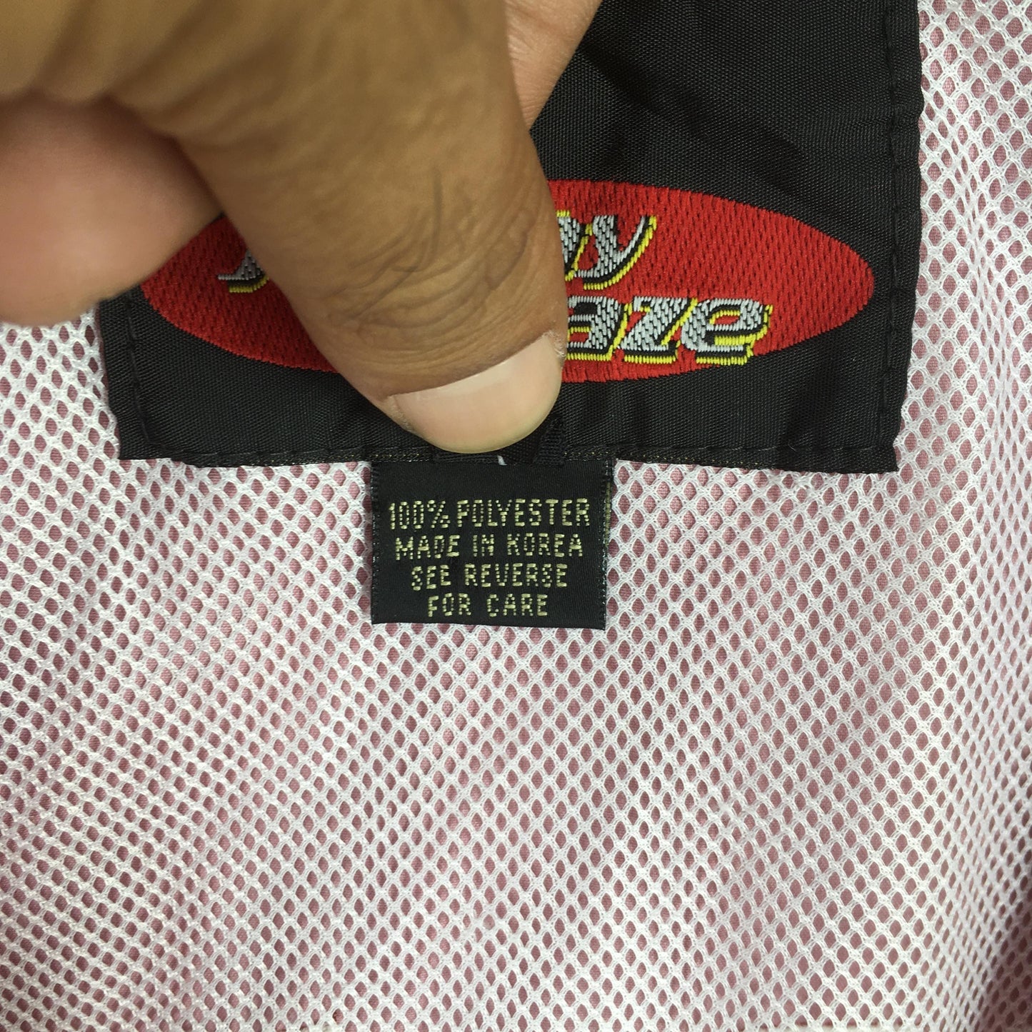 Johnny Blaze Windbreaker Hoodie Large