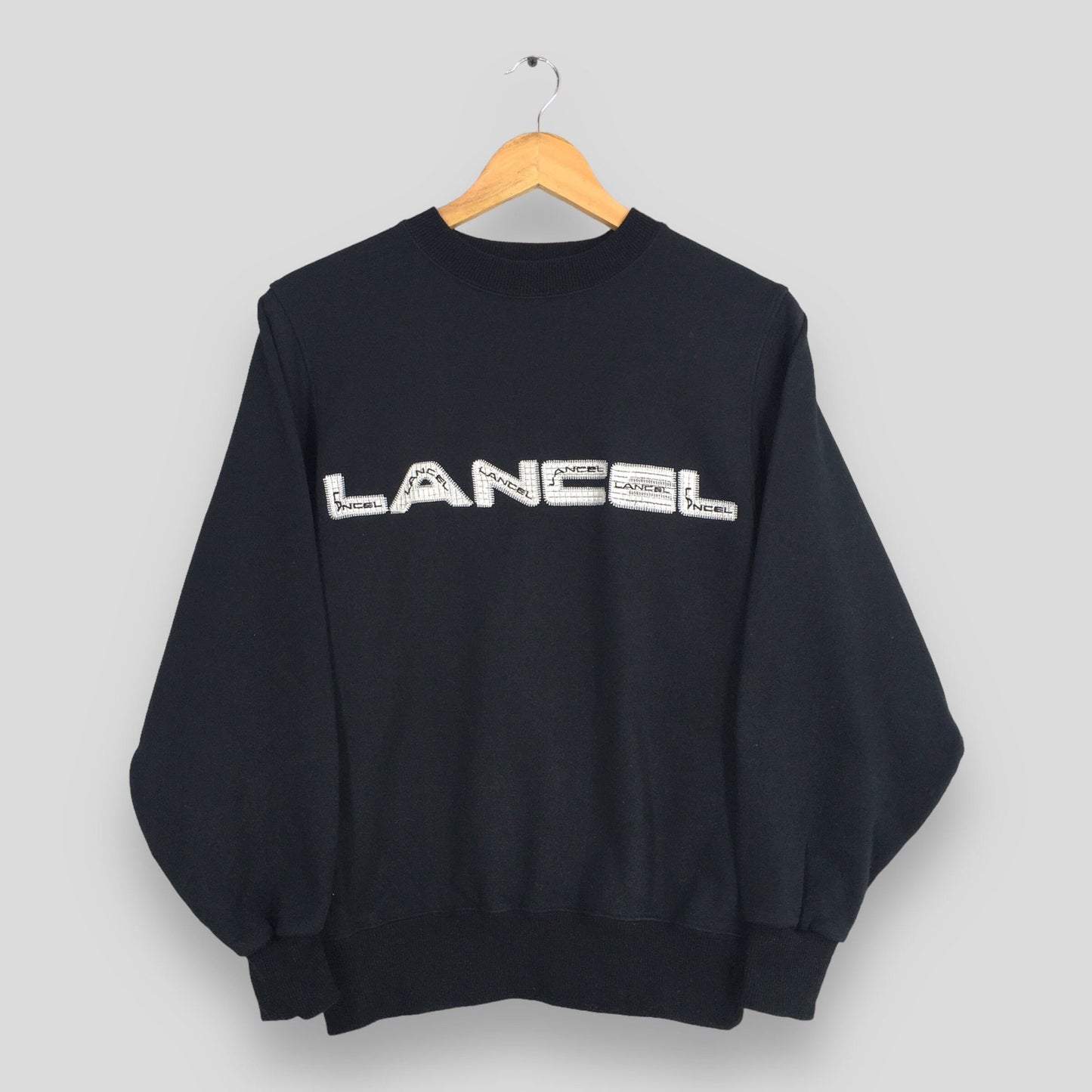 Lancel Paris Black Sweatshirt Medium