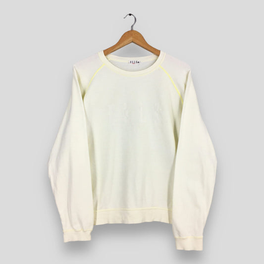 Elle Sports Yellow Sweatshirt Medium