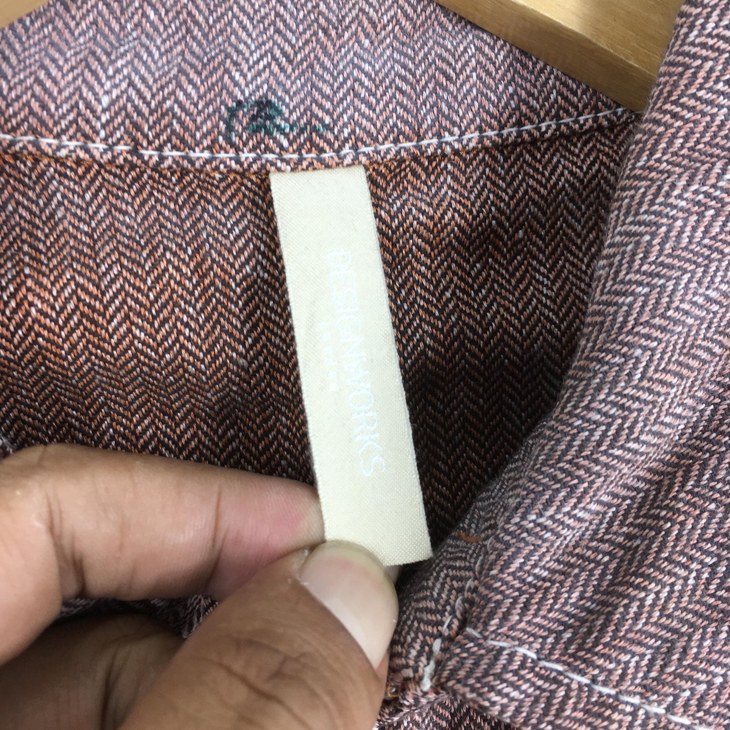 Worker Denim Herringbone Field Jacket Small