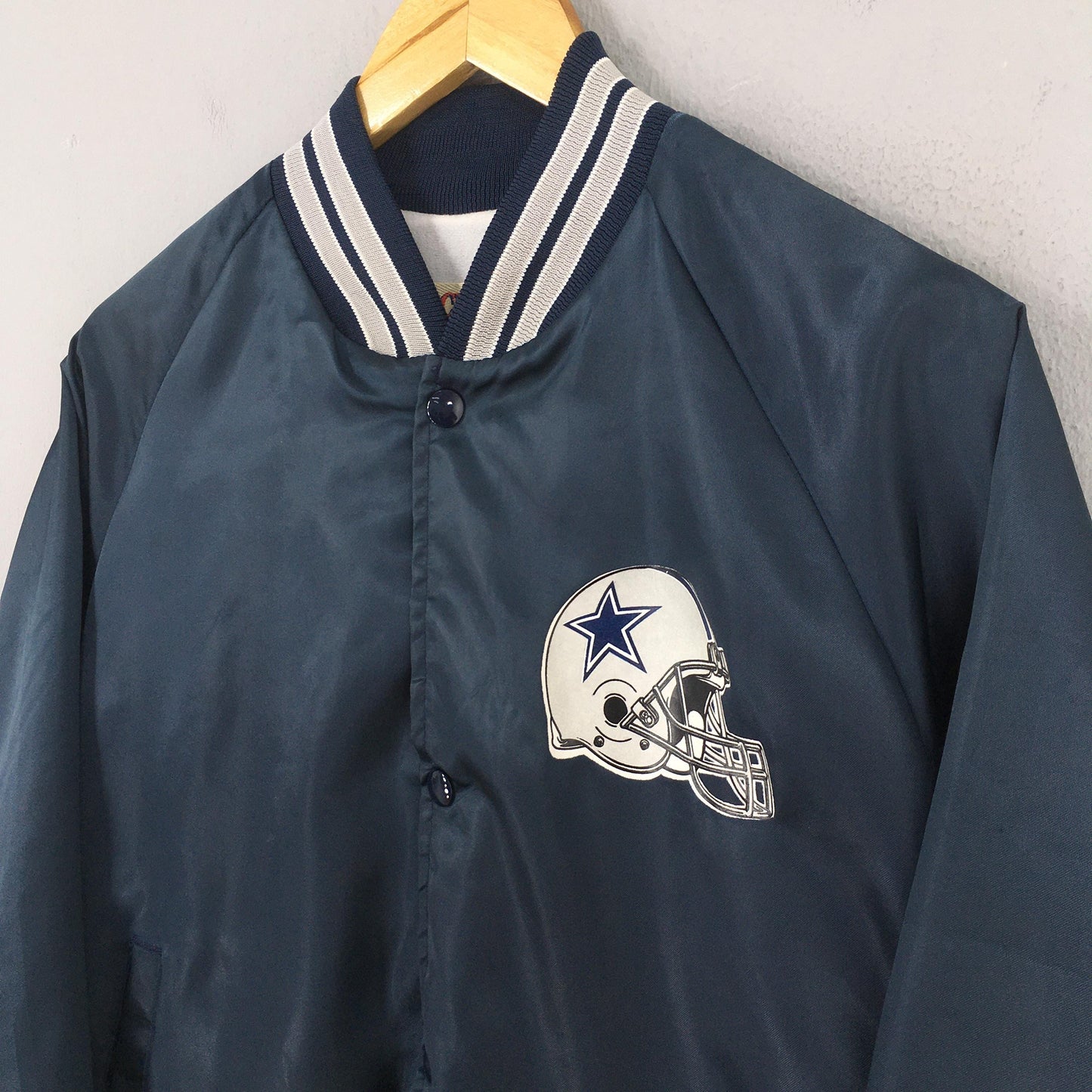 Dallas Cowboys NFL Varsity Satin Jacket Medium