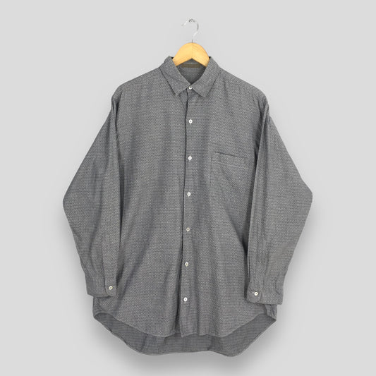 Ys For Men Yohji Yamamoto Gray Shirt XLarge