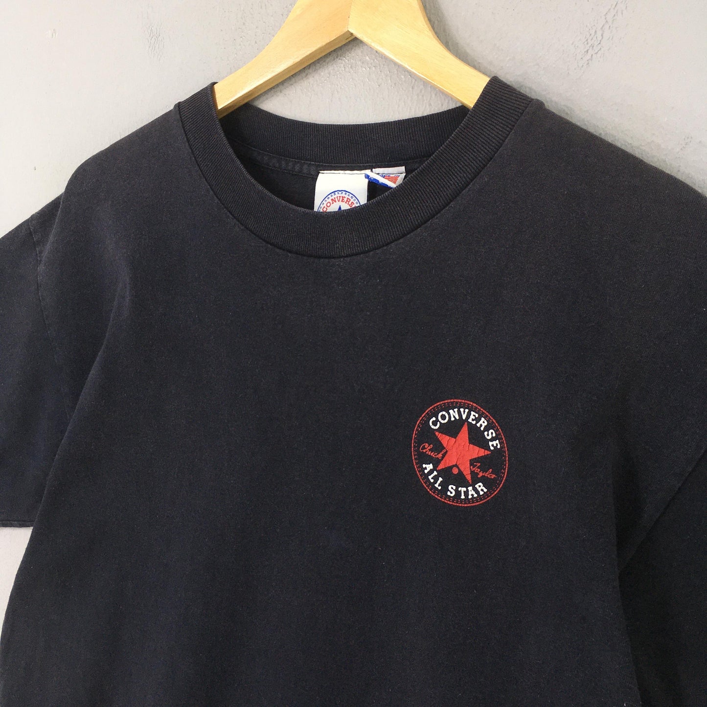 Converse Dennis Rodman 91 Black T shirt Large