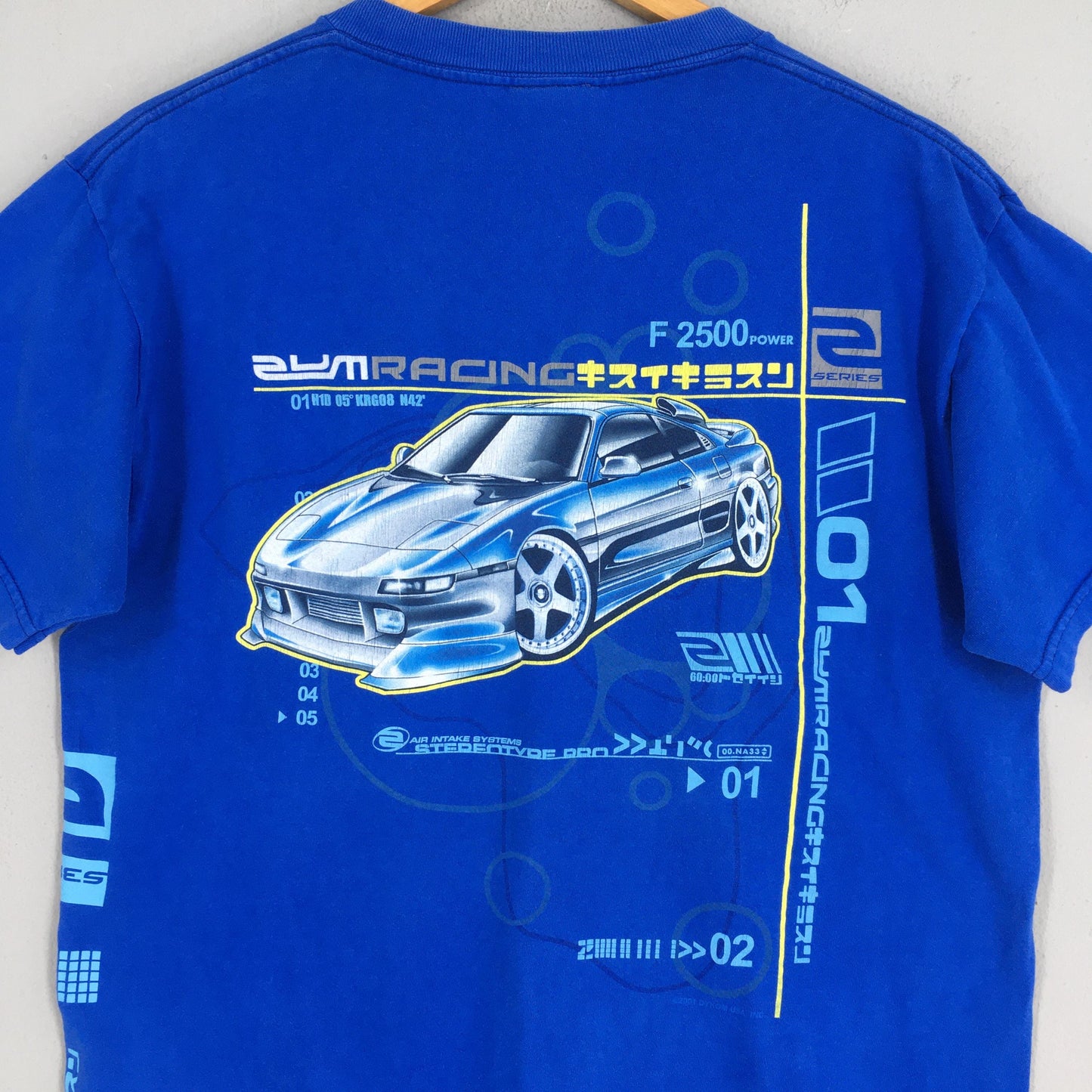 Sum Racing Car Japan Blue T shirt Medium