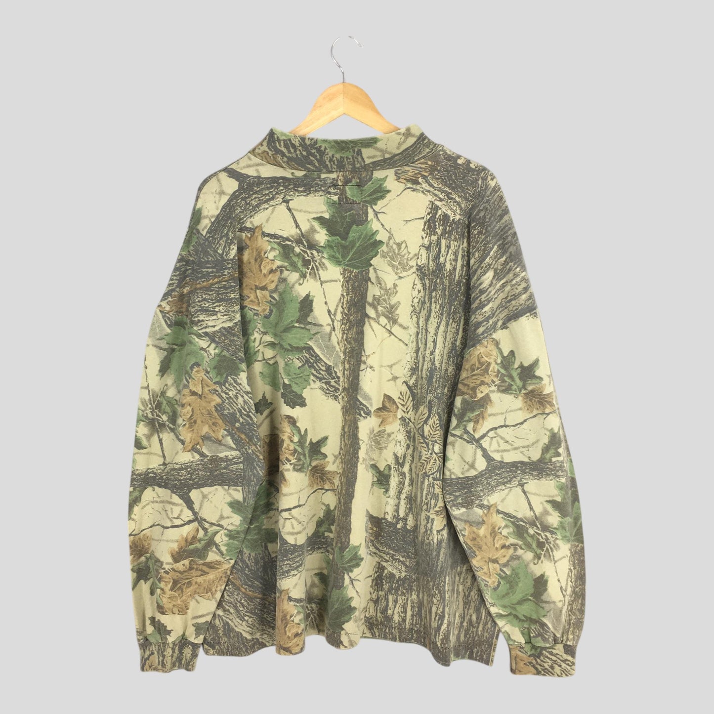 90s Duxbak Real Tree Camo Longsleeve Tshirt 3XLarge