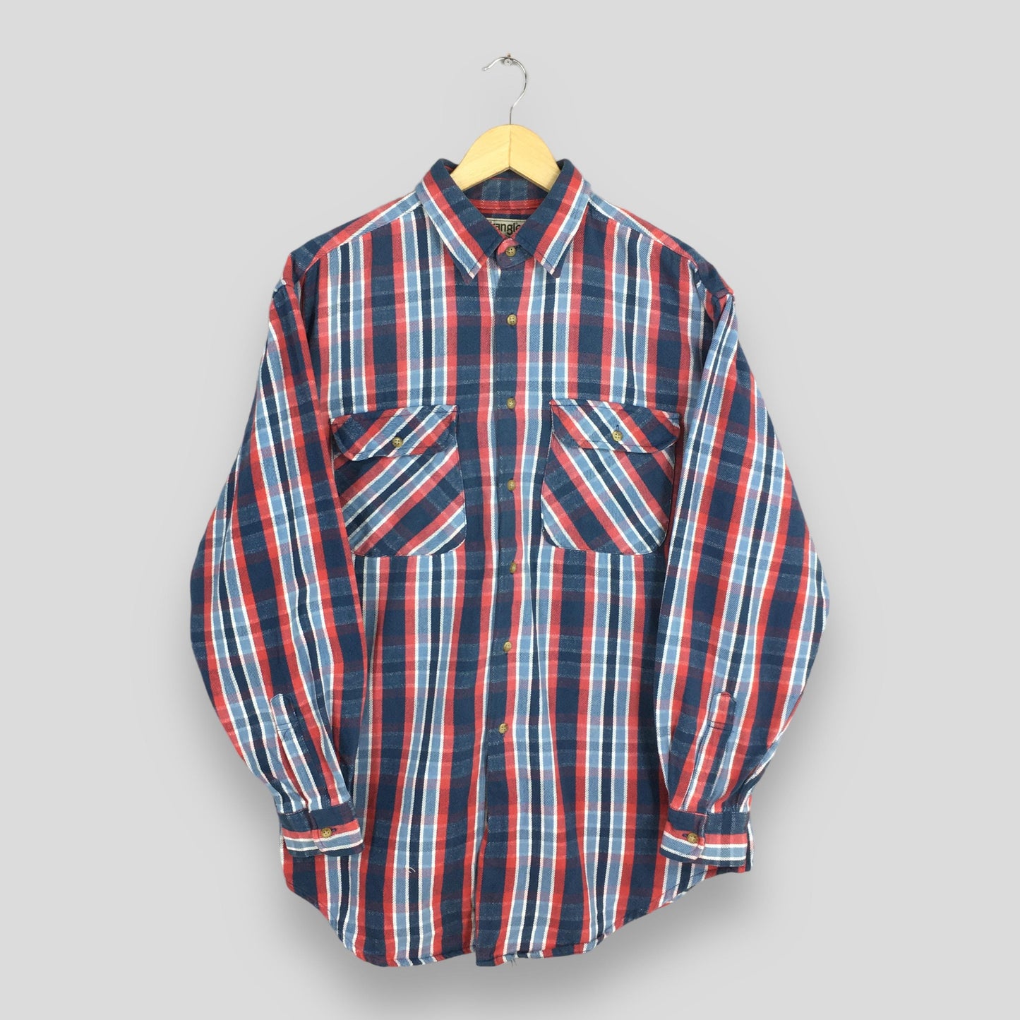 Wrangler Checkered Multicolor Shirt Large