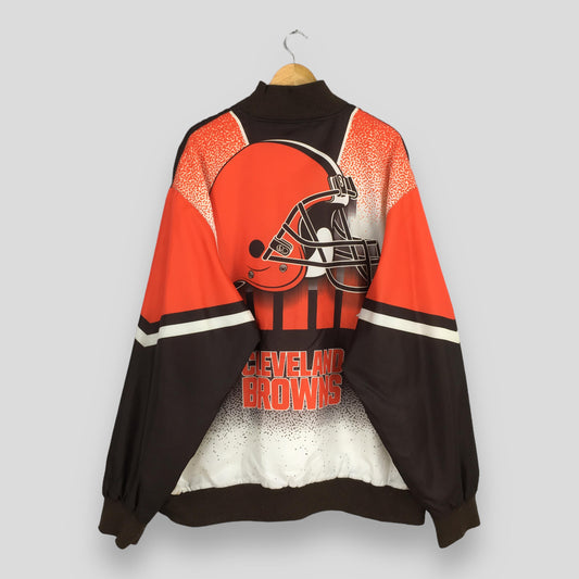 Cleveland Browns Rugby NFL Bomber Jacket 4XLarge