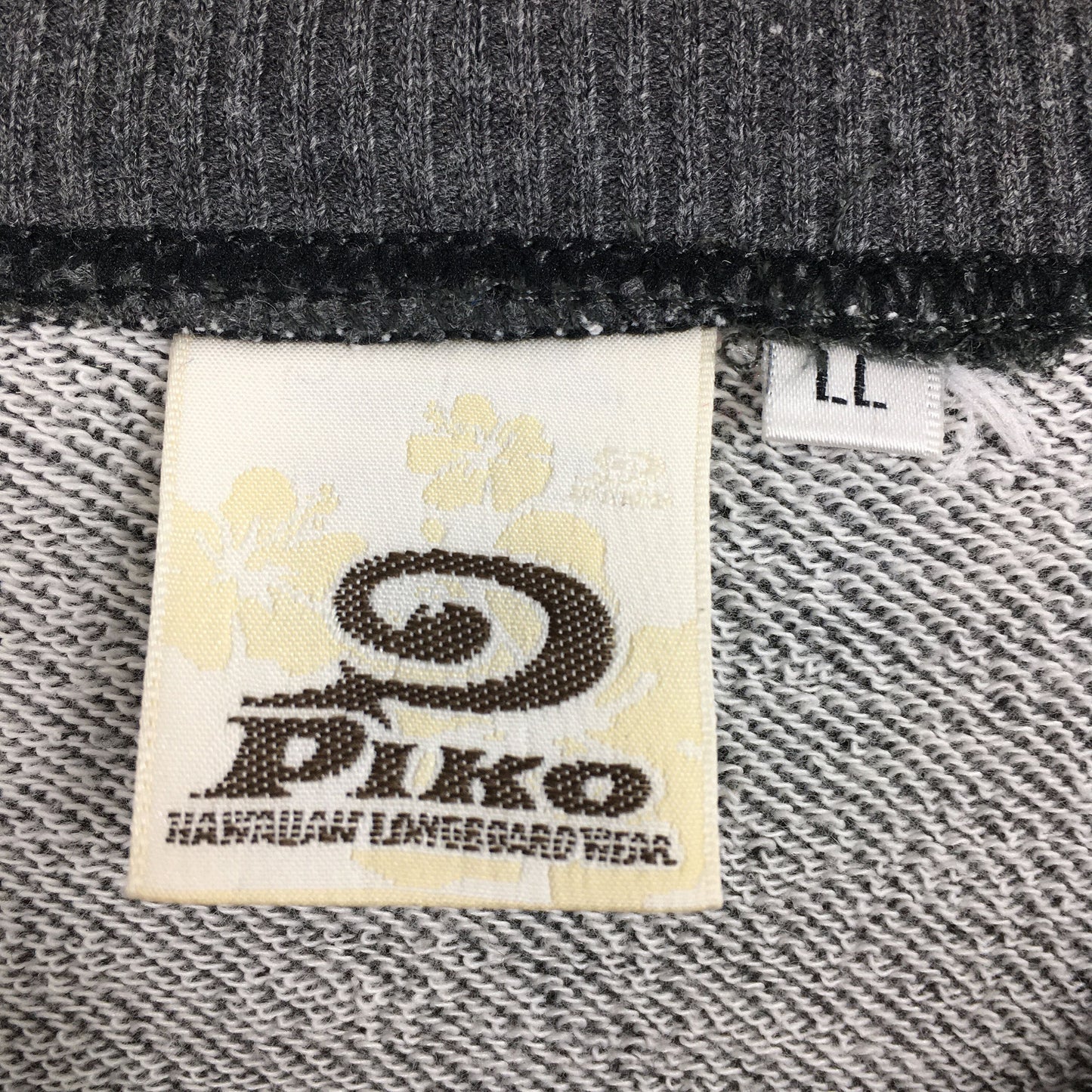 Piko Surf Gray Sweatshirt Medium