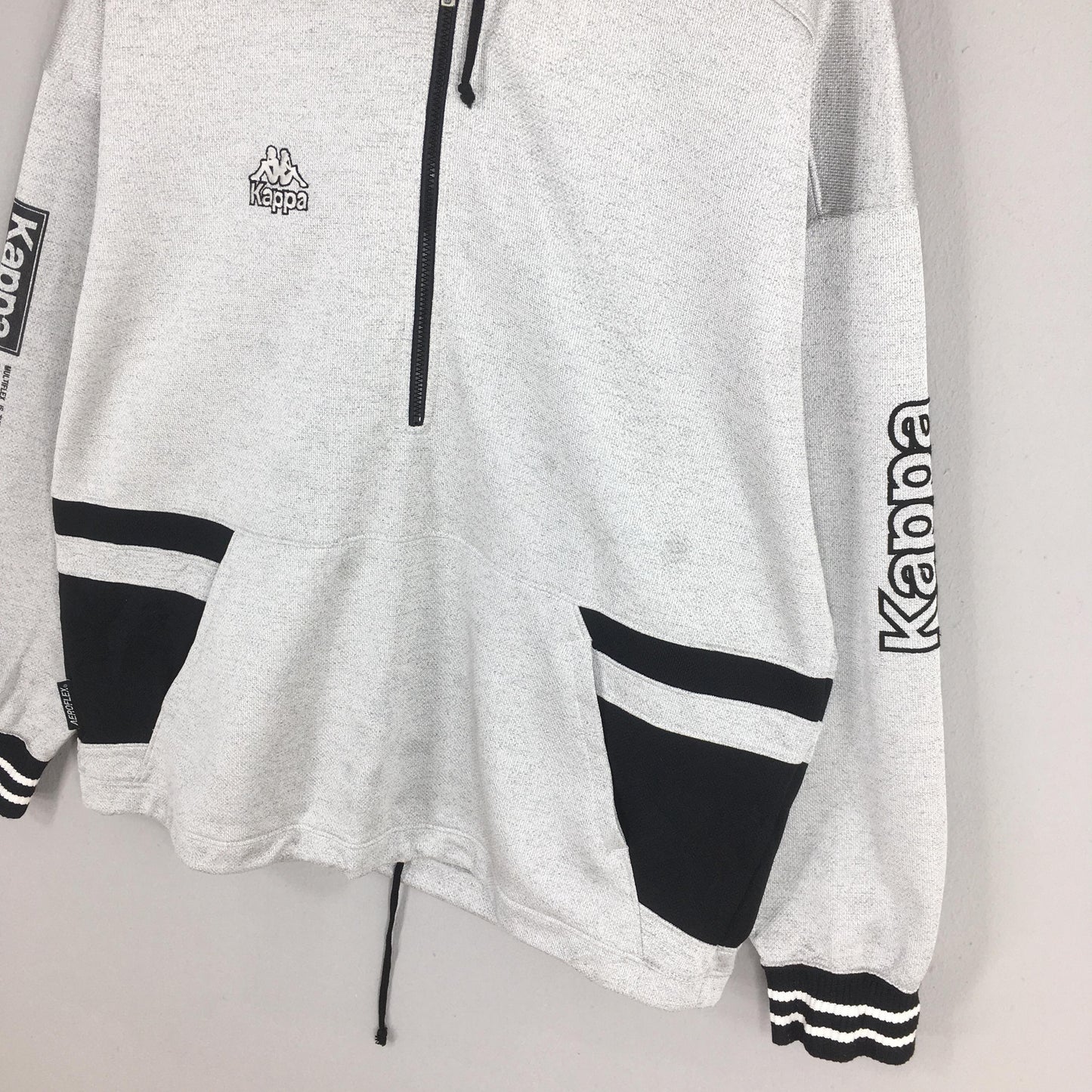 90s Kappa Sport White Track Top Jacket XLarge