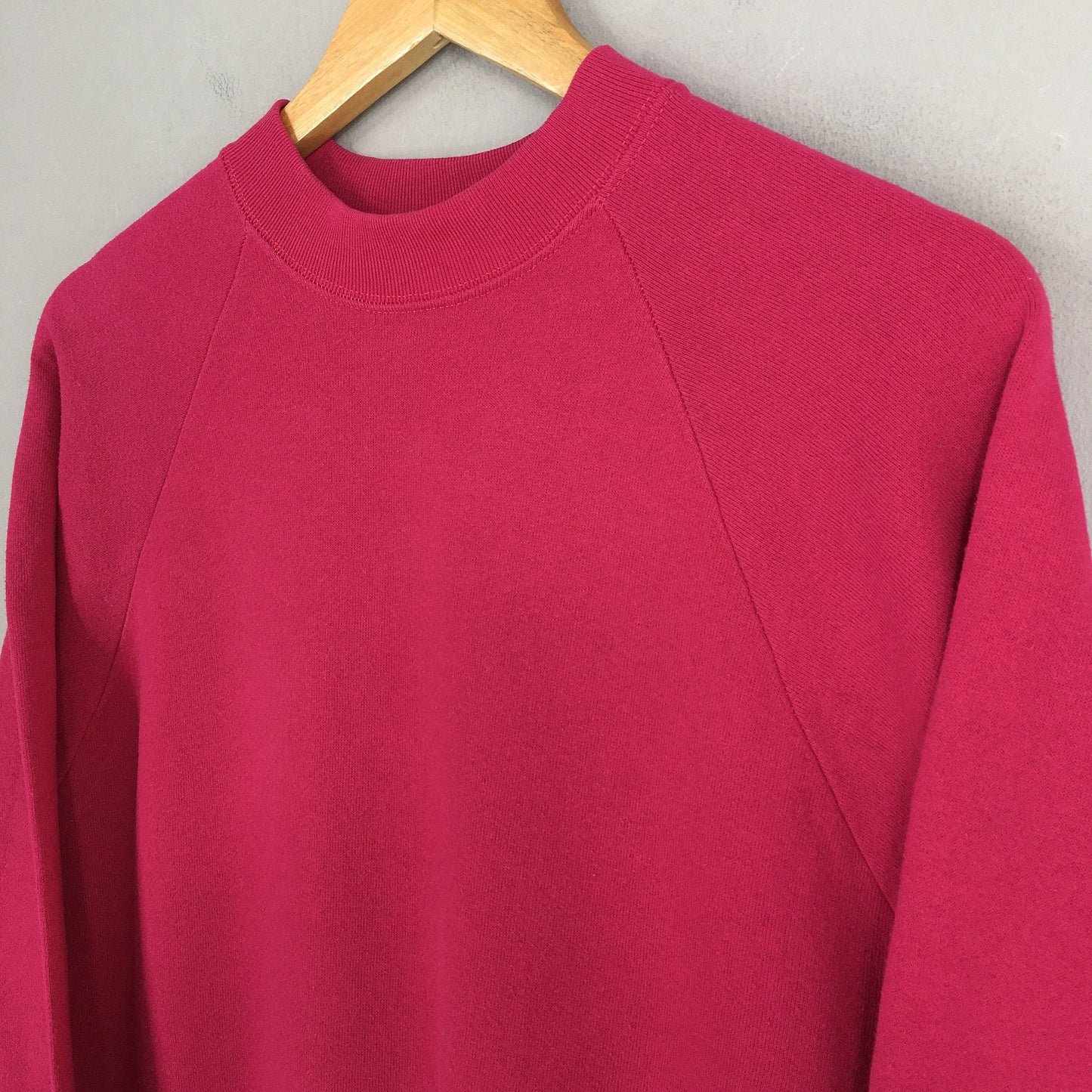 Fruit Of The Loom Soft Pink Plain Crewneck Jumper XL