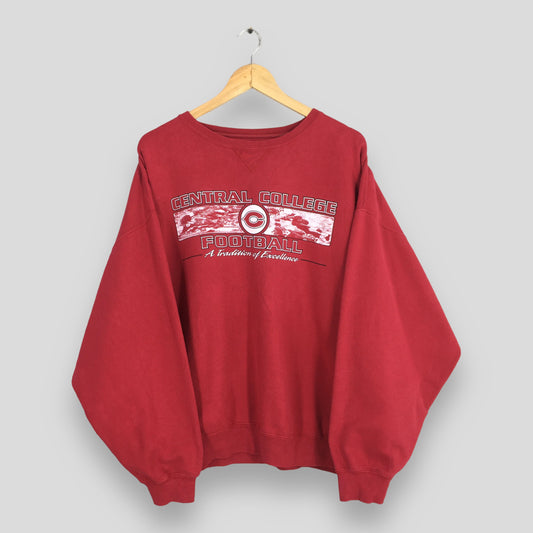 Central College Football University Sweatshirt XLarge