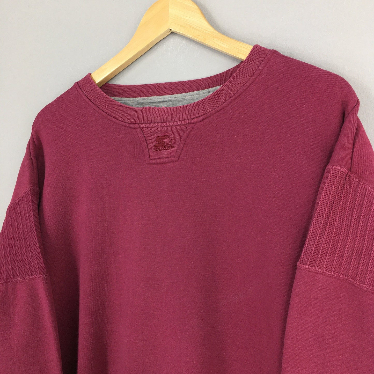 Starter Plain Red Sweatshirt Oversized XLarge