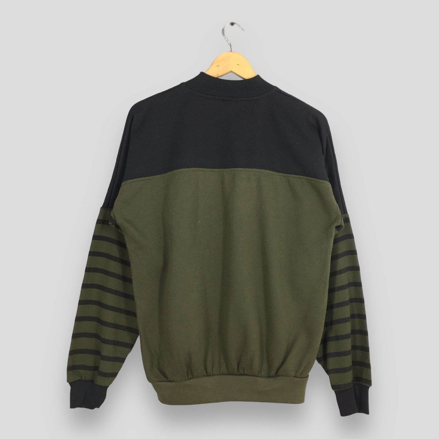 Retro Mcgregor Green Striped Sweater M