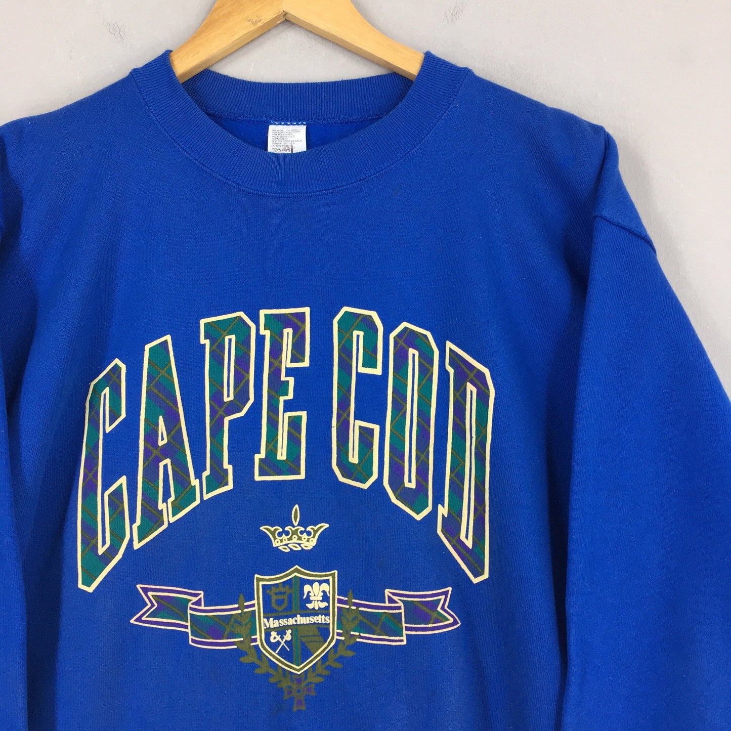 Cape Cod Massachusetts Blue Sweatshirt Large