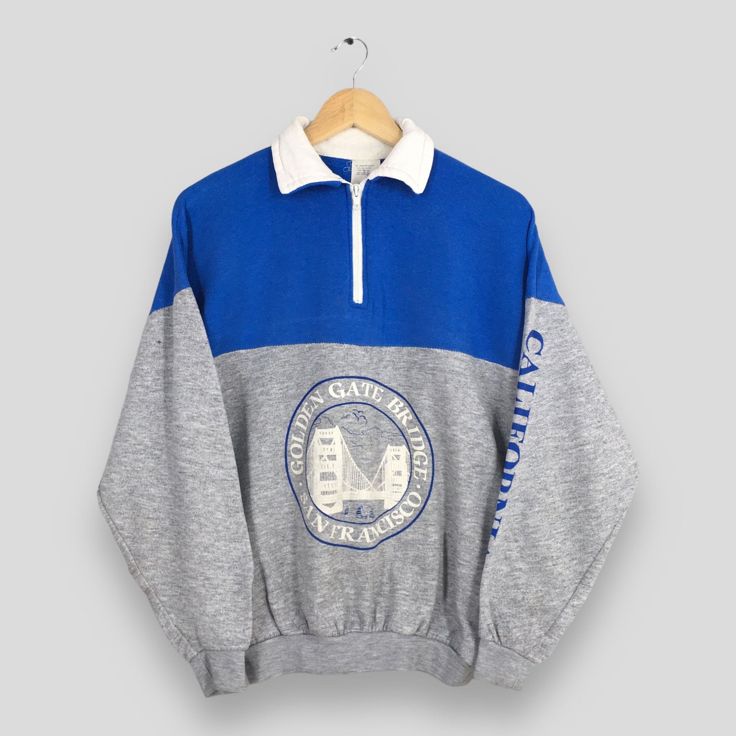 San Francisco Usa Blue Jumper Sweatshirt Large