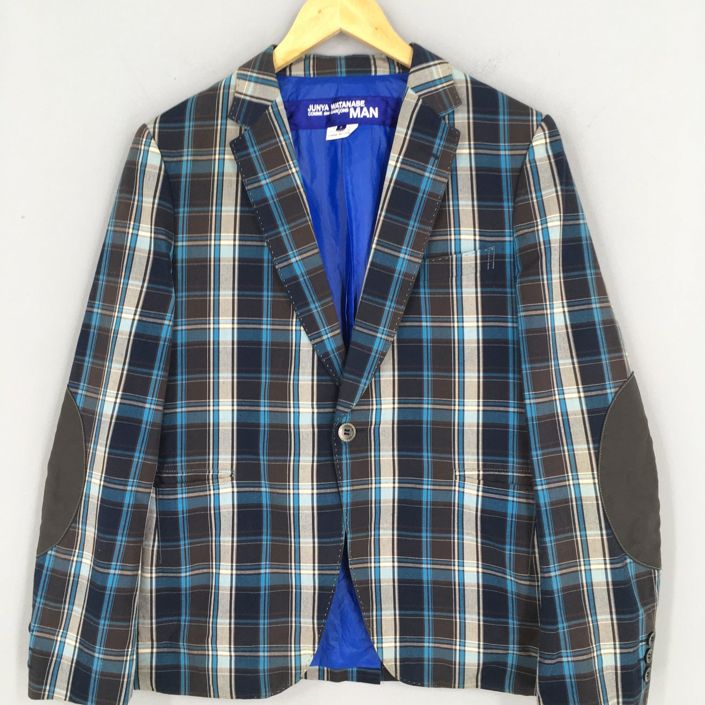 Comme Des Garcons Checkered Blazer