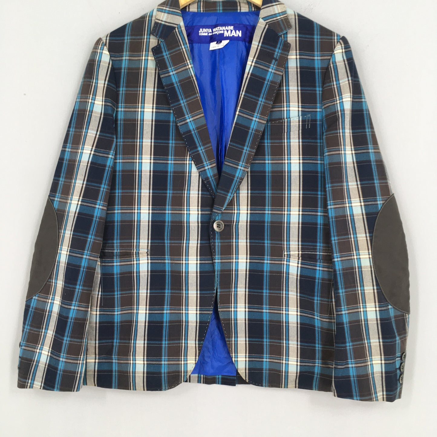 Comme Des Garcons Checkered Blazer